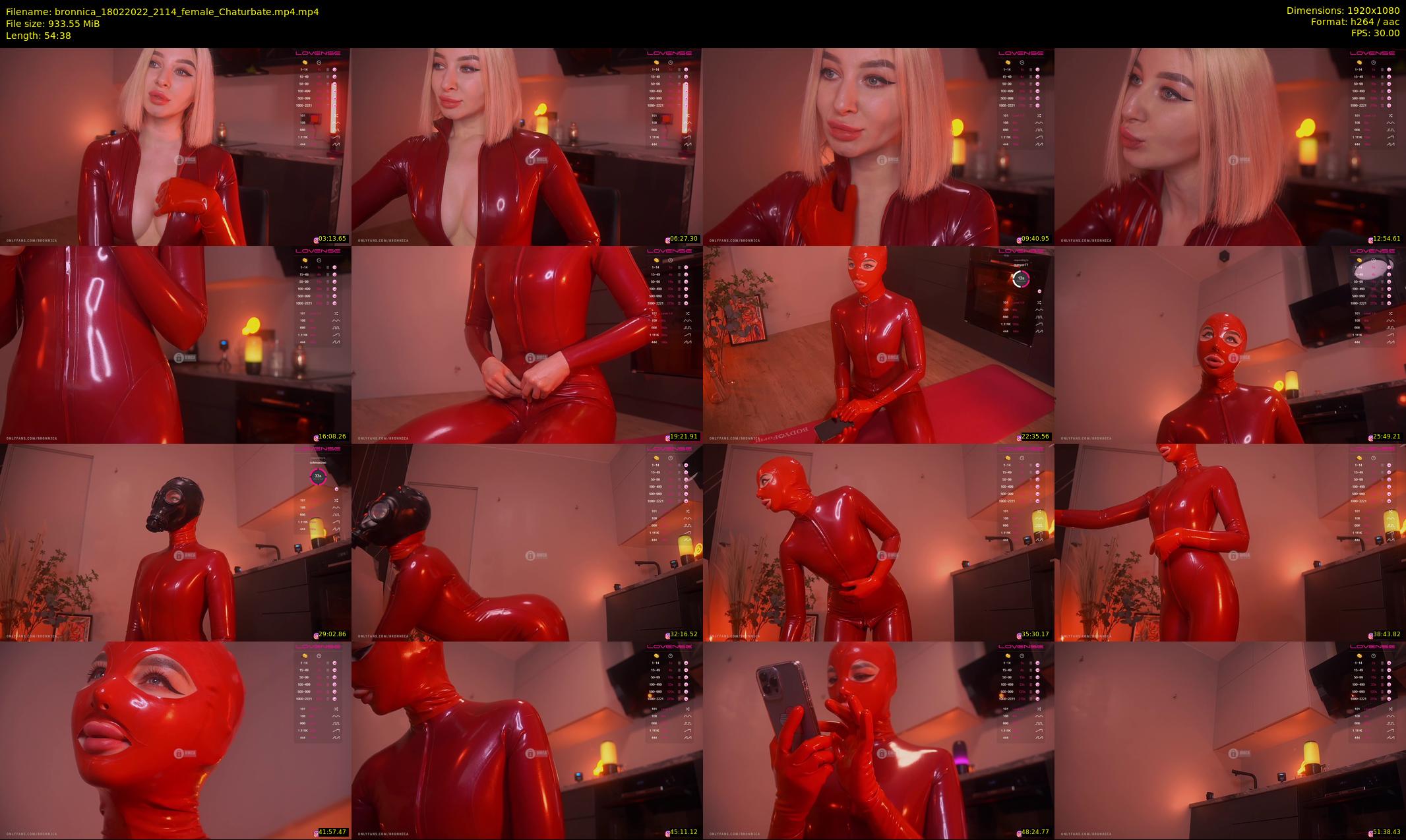 bronnica — 55 minute Chaturbate female cam show recording, 1080p, Feb 18, 2022