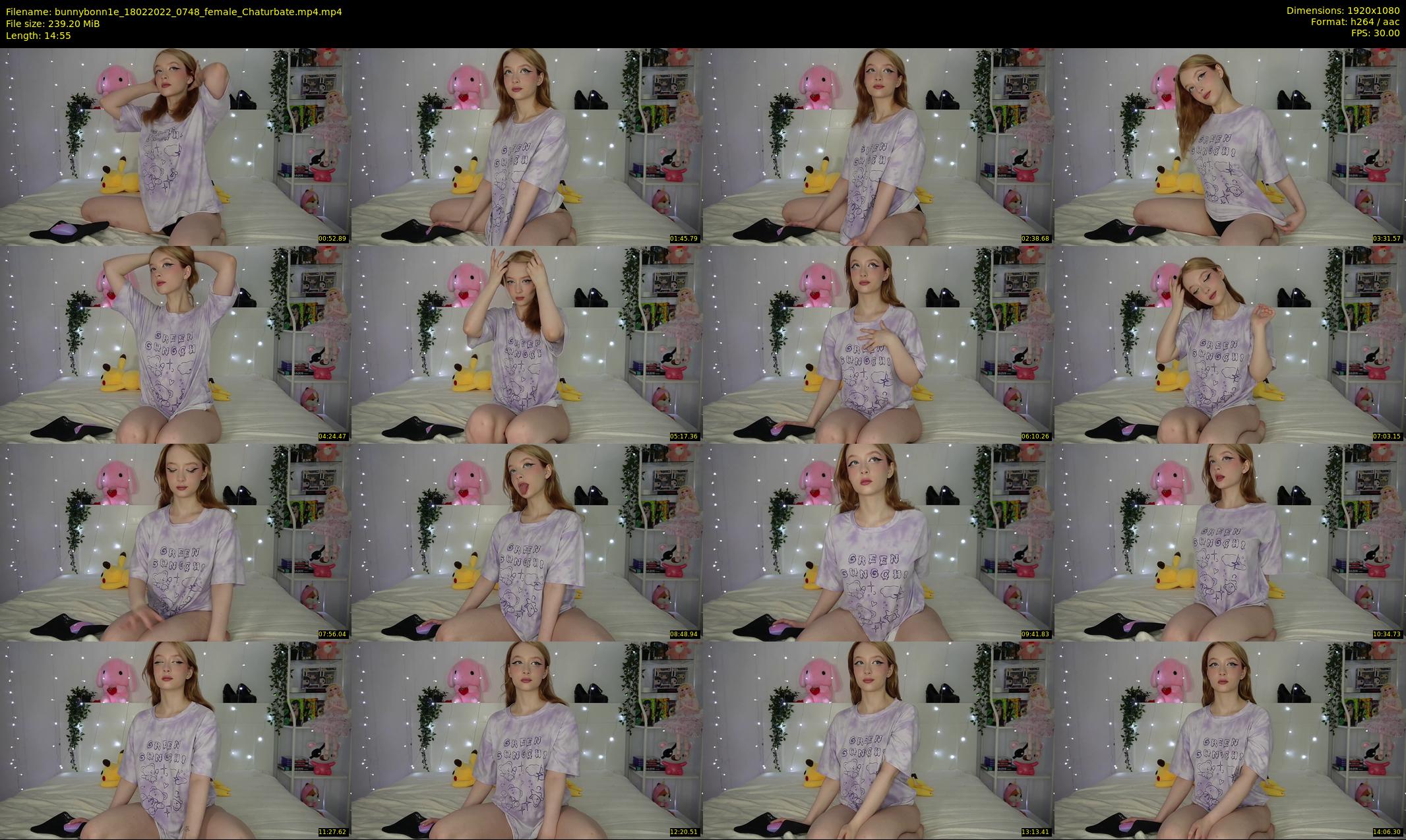 bunnybonn1e — 15 minute Chaturbate female cam show recording, 1080p, Feb 18, 2022