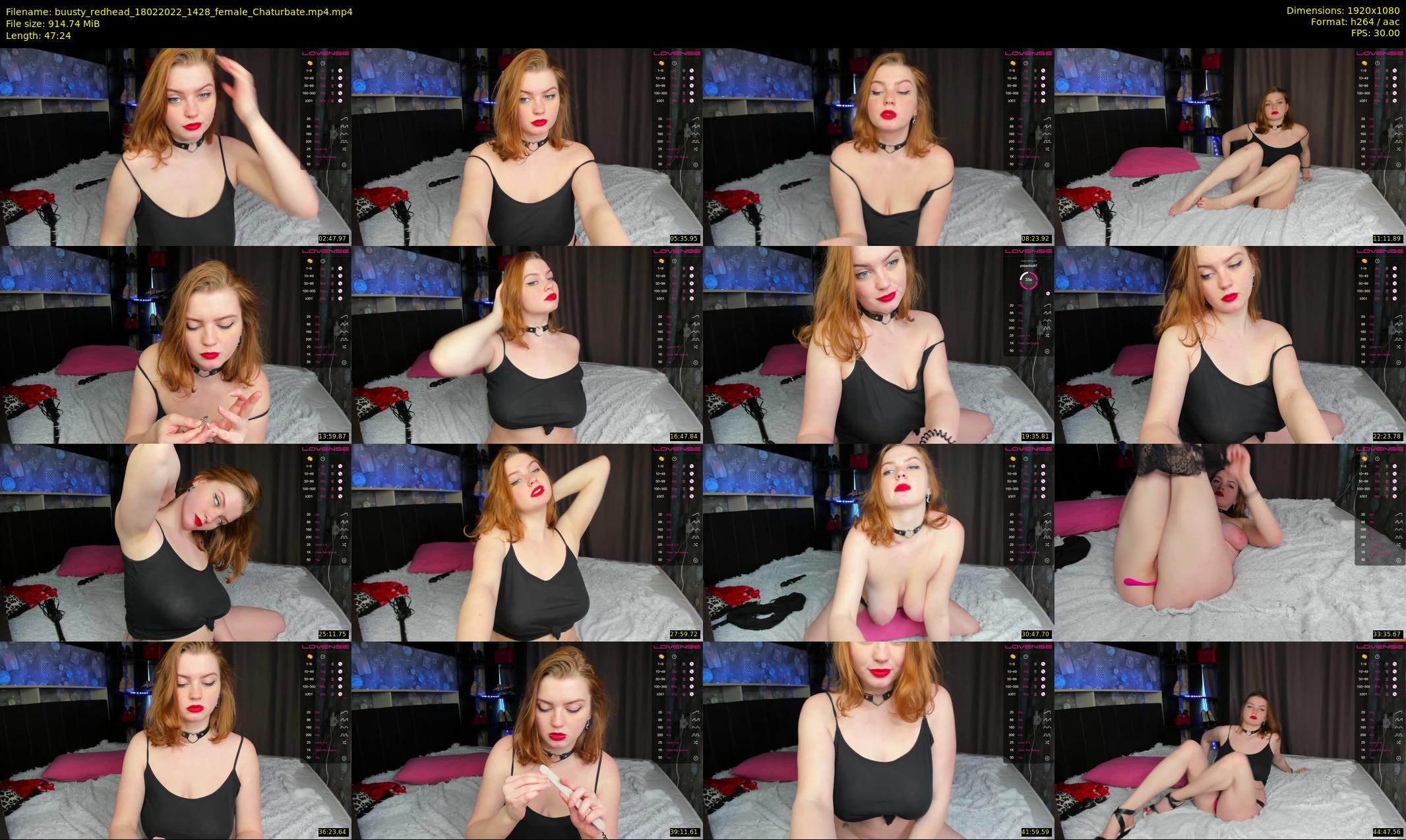buusty_redhead — 48 minute Chaturbate female cam show recording, 1080p, Feb 18, 2022