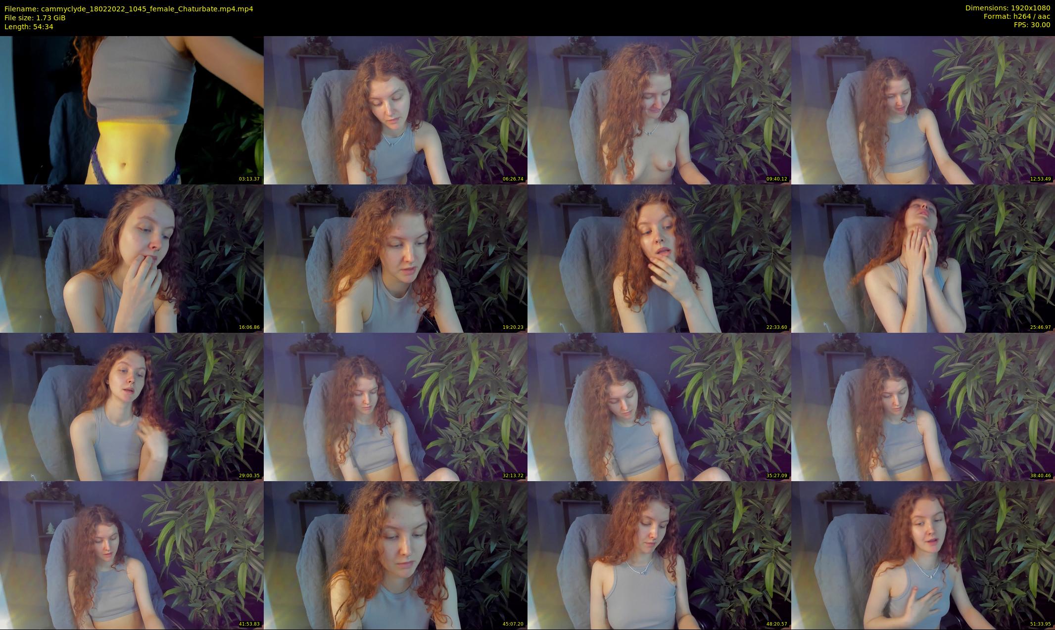 cammyclyde — 55 minute Chaturbate female cam show recording, 1080p, Feb 18, 2022