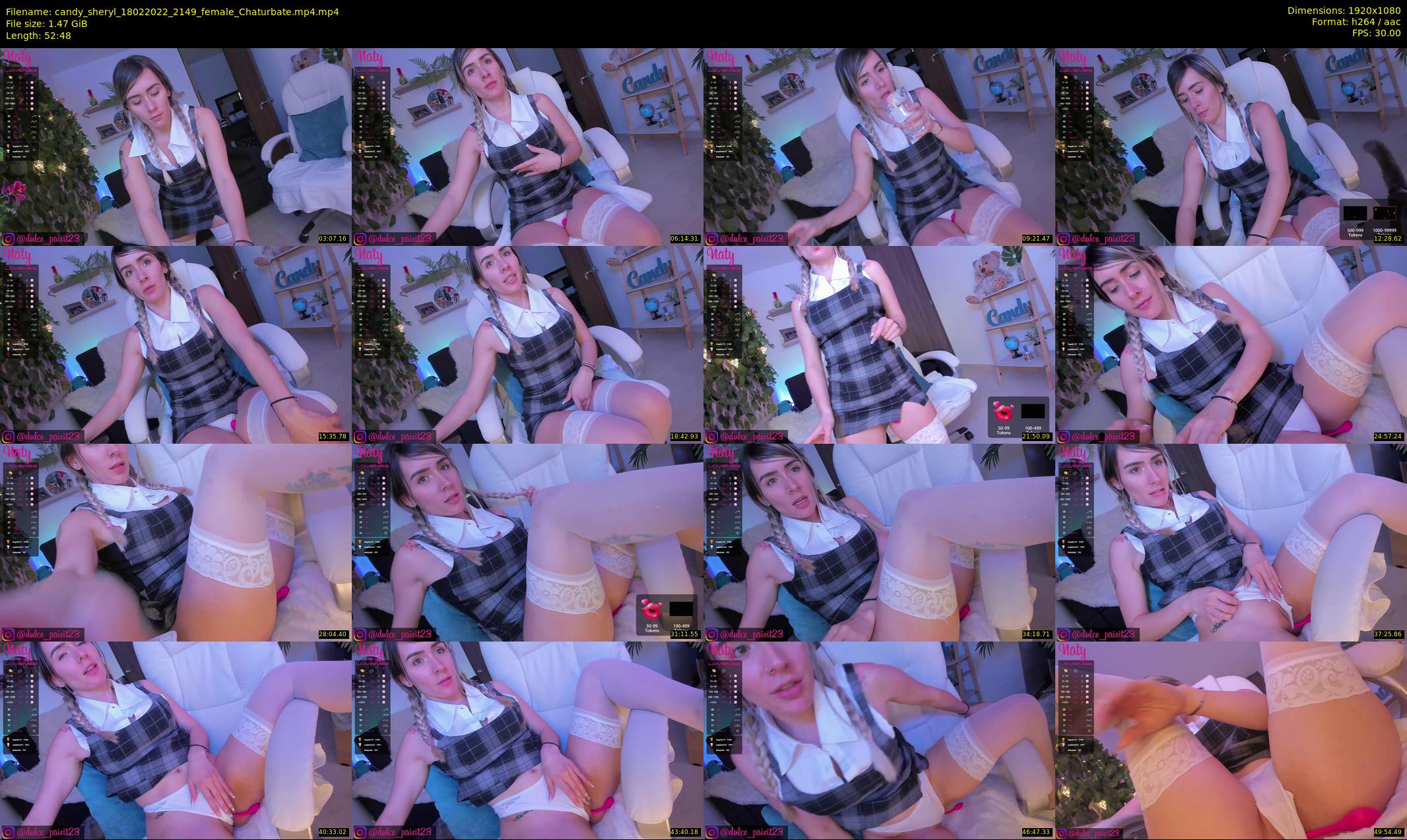 candy_sheryl — 53 minute Chaturbate female cam show recording, 1080p, Feb 18, 2022