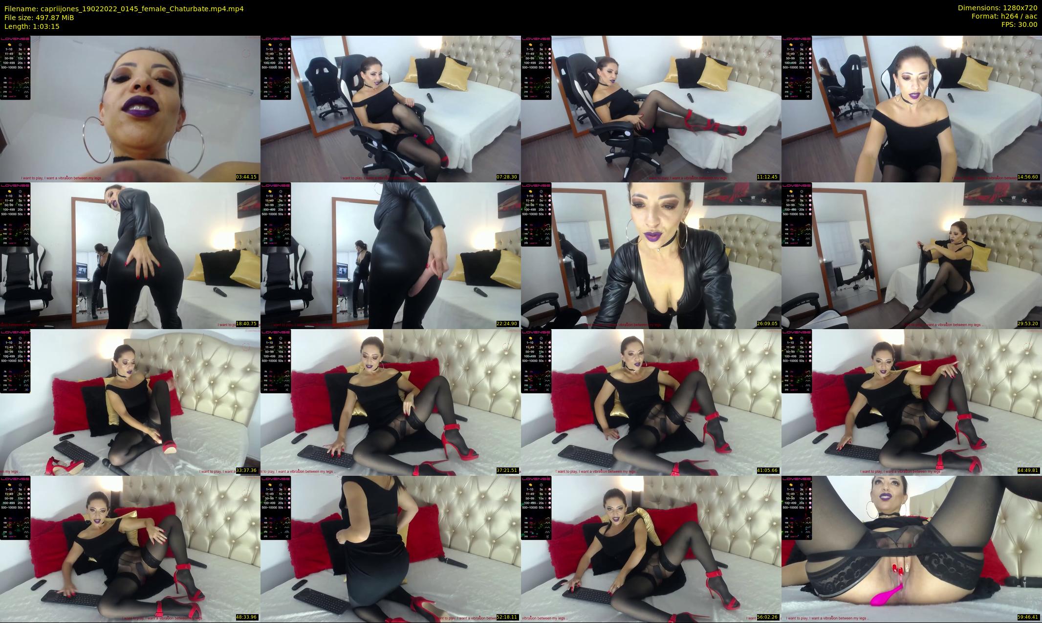 capriijones — 64 minute Chaturbate female cam show recording, 720p, Feb 19, 2022
