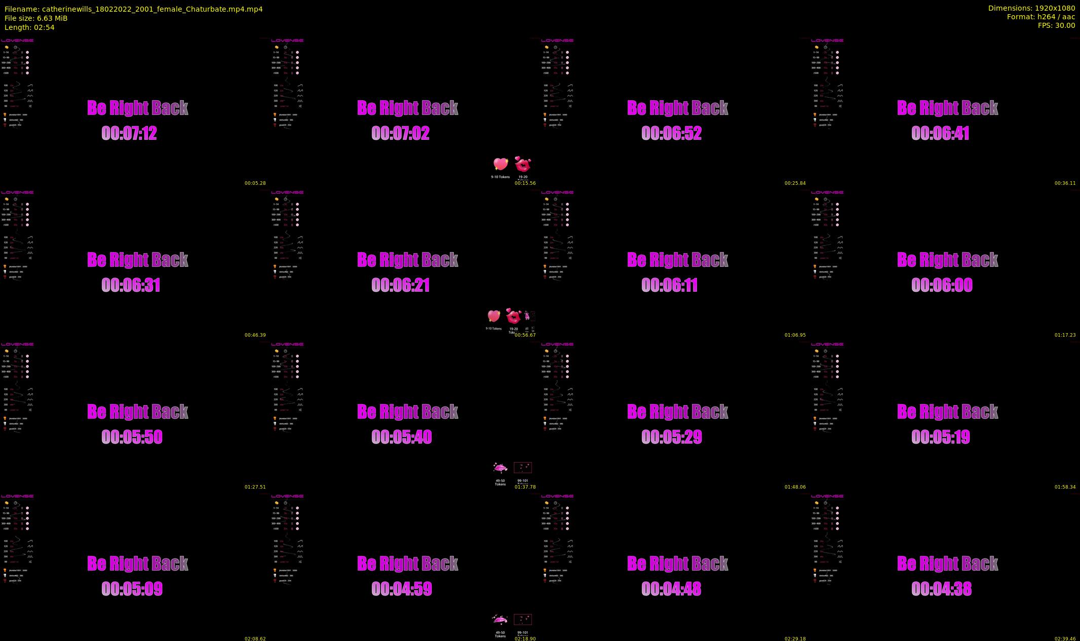 catherinewills — 3 minute Chaturbate female cam show recording, 1080p, Feb 18, 2022