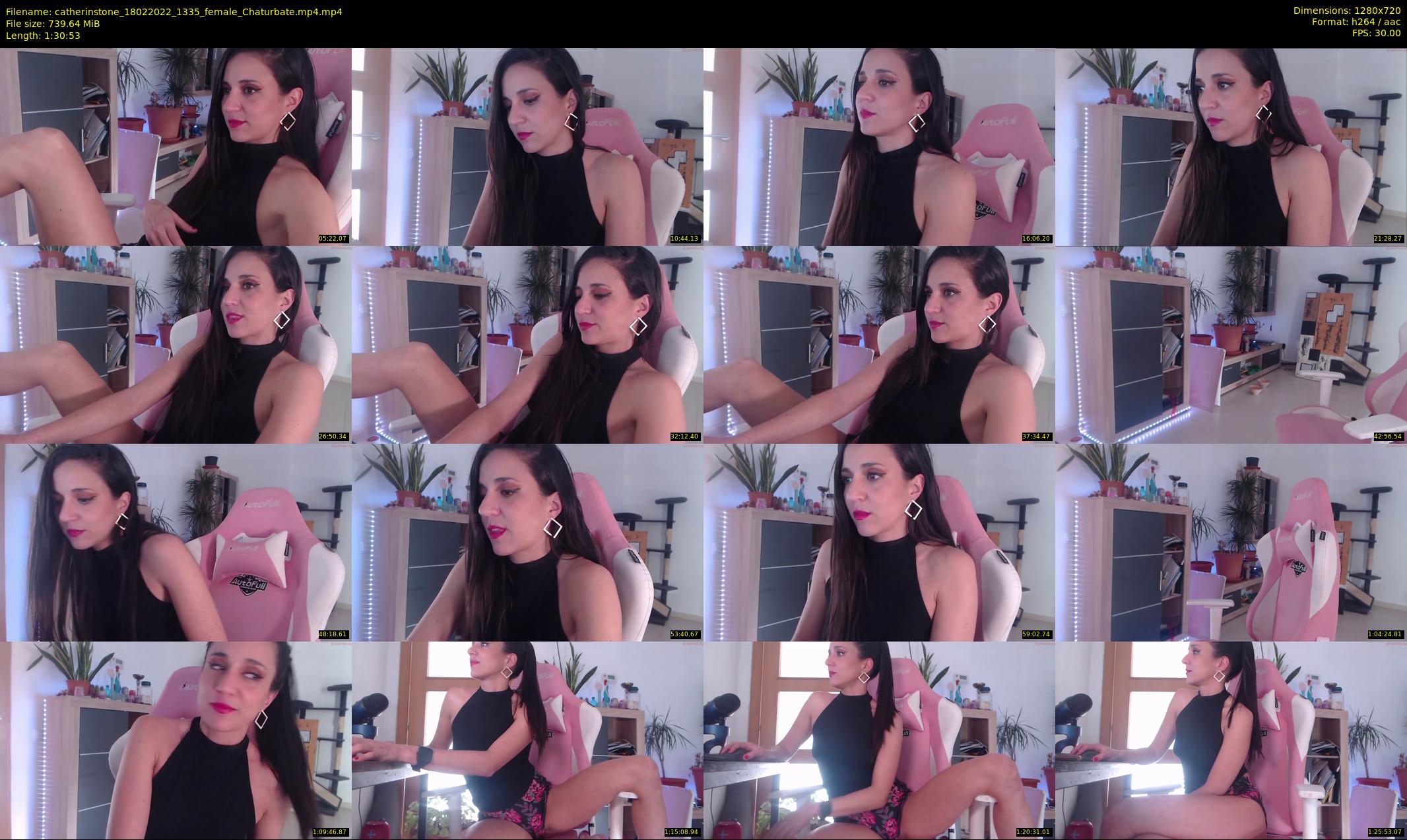 catherinstone — 91 minute Chaturbate female cam show recording, 720p, Feb 18, 2022