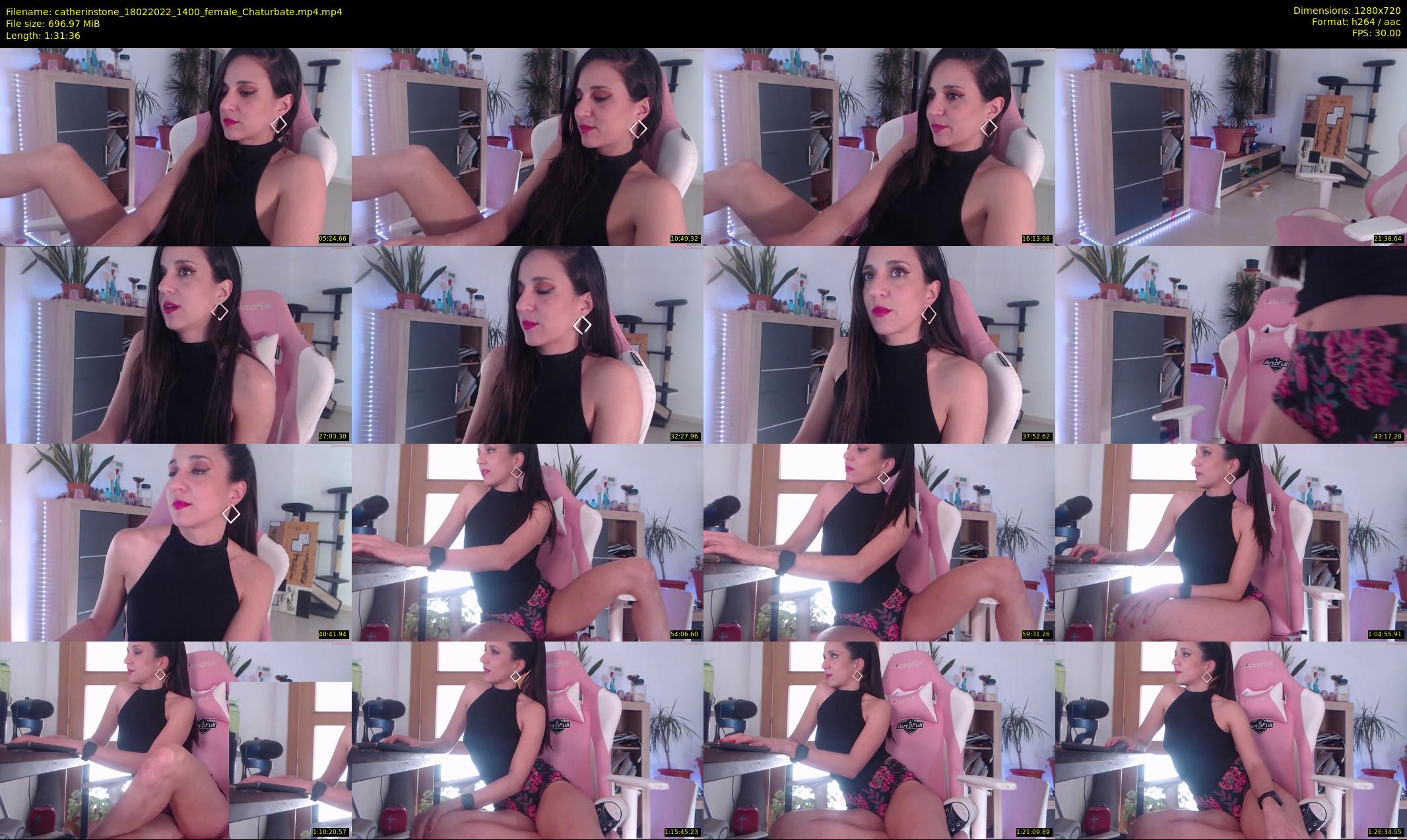 catherinstone — 92 minute Chaturbate female cam show recording, 720p, Feb 18, 2022