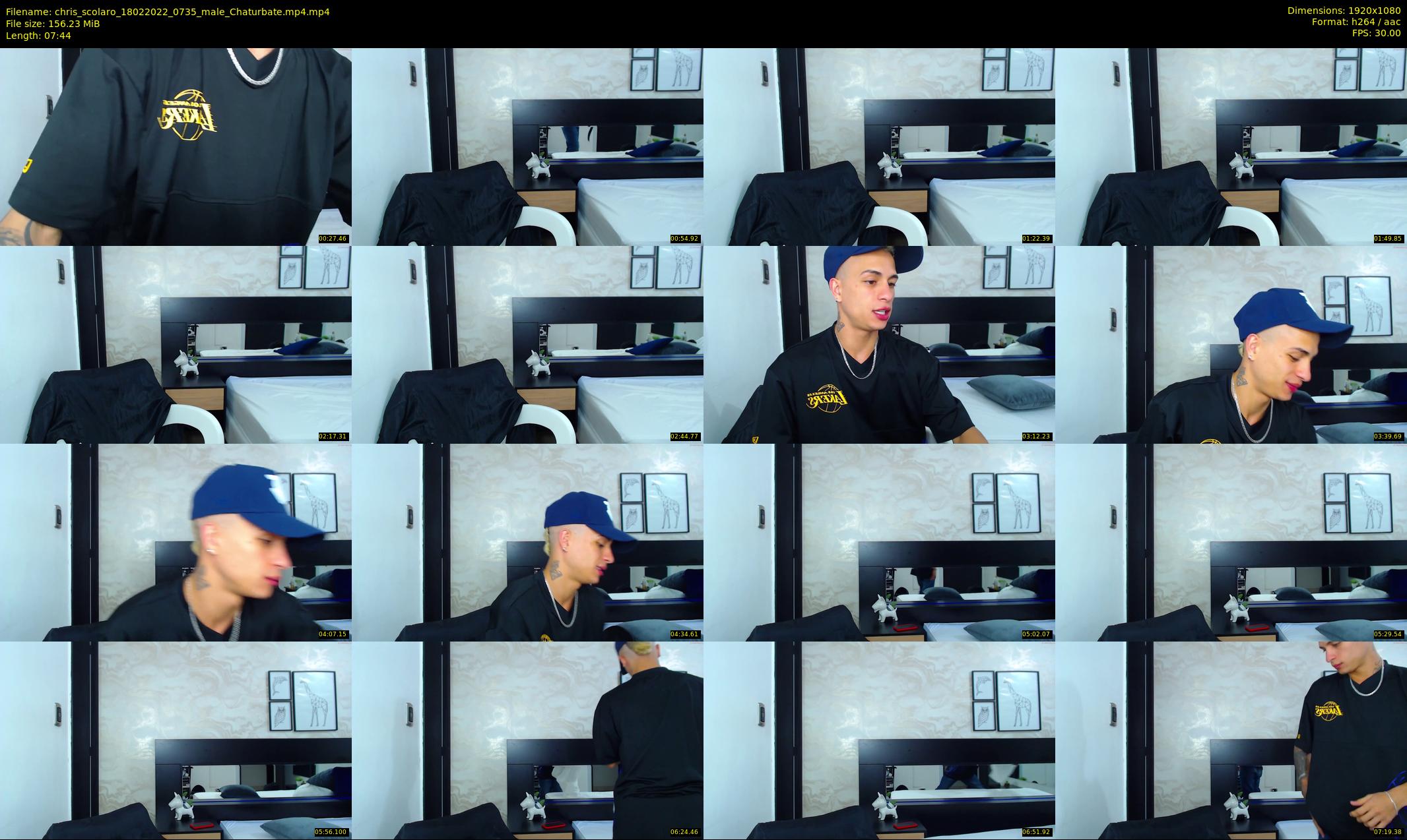 chris_scolaro — 8 minute Chaturbate male cam show recording, 1080p, Feb 18, 2022