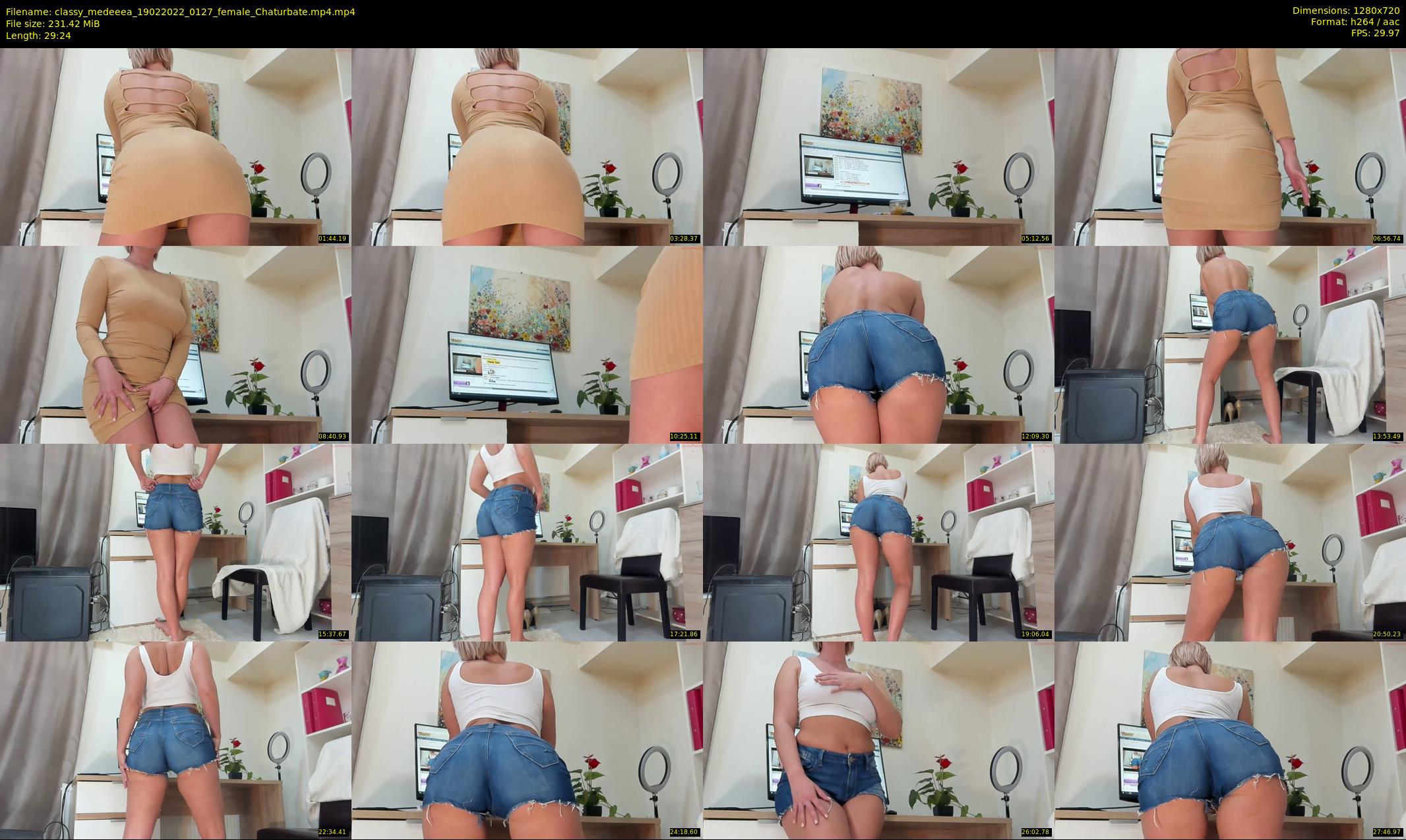 classy_medeeea — 30 minute Chaturbate female cam show recording, 720p, Feb 19, 2022