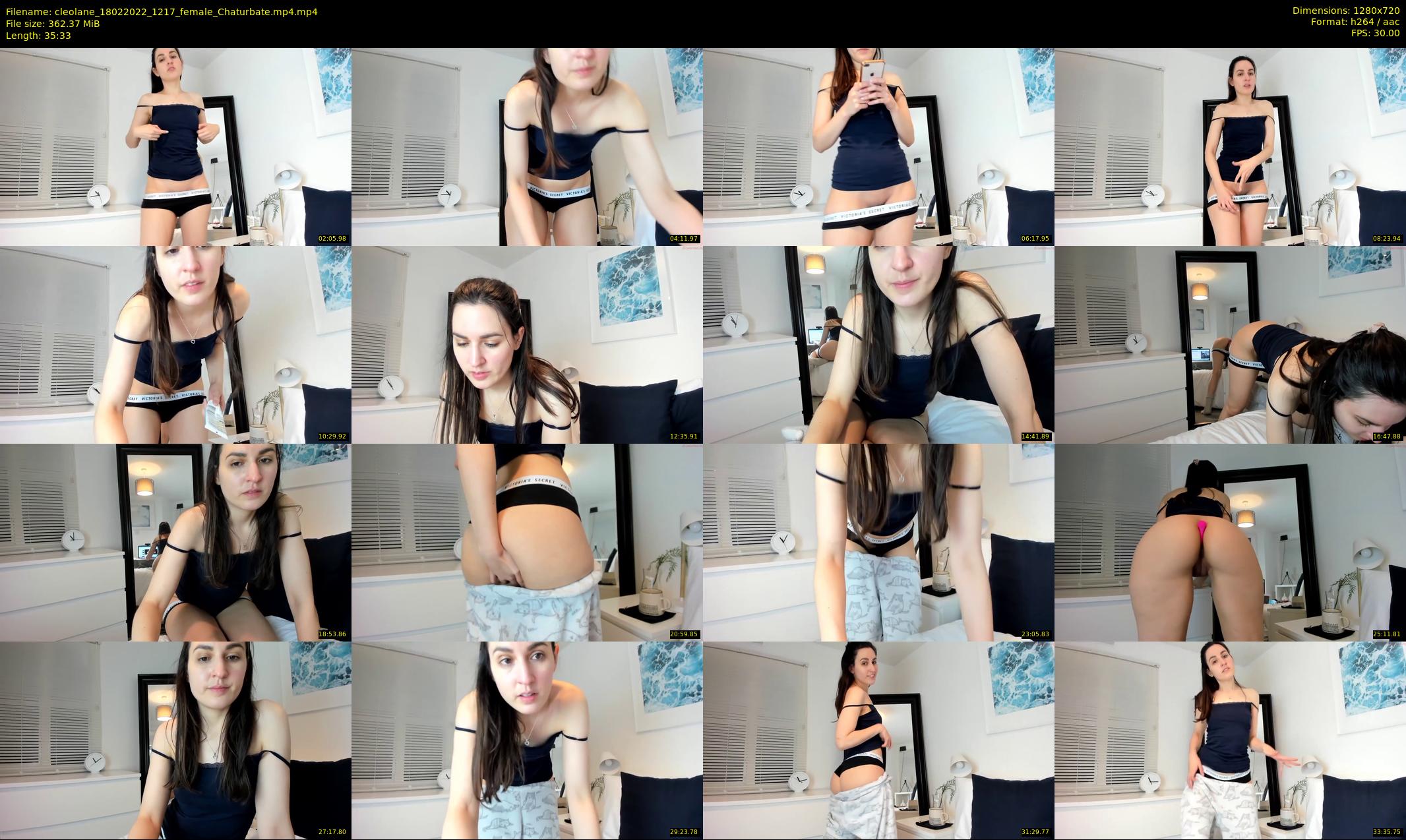 cleolane — 36 minute Chaturbate female cam show recording, 720p, Feb 18, 2022