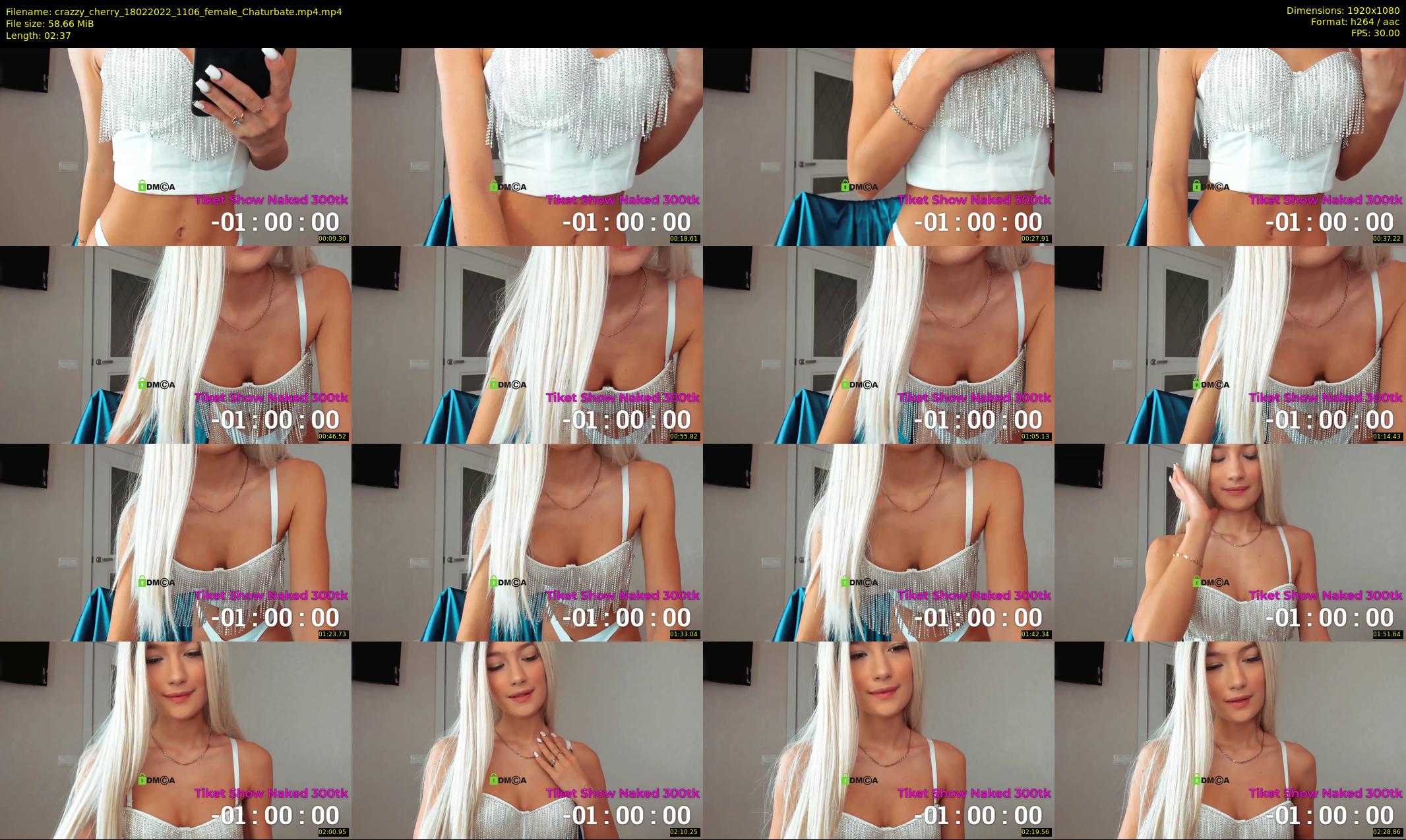 crazzy_cherry — 3 minute Chaturbate female cam show recording, 1080p, Feb 18, 2022