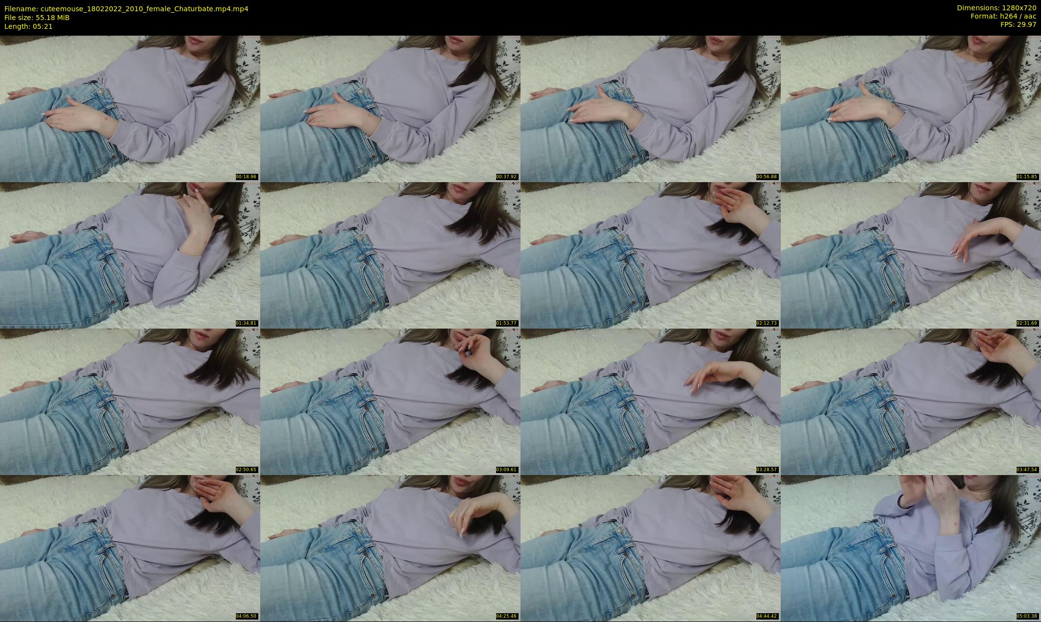 cuteemouse — 6 minute Chaturbate female cam show recording, 720p, Feb 18, 2022