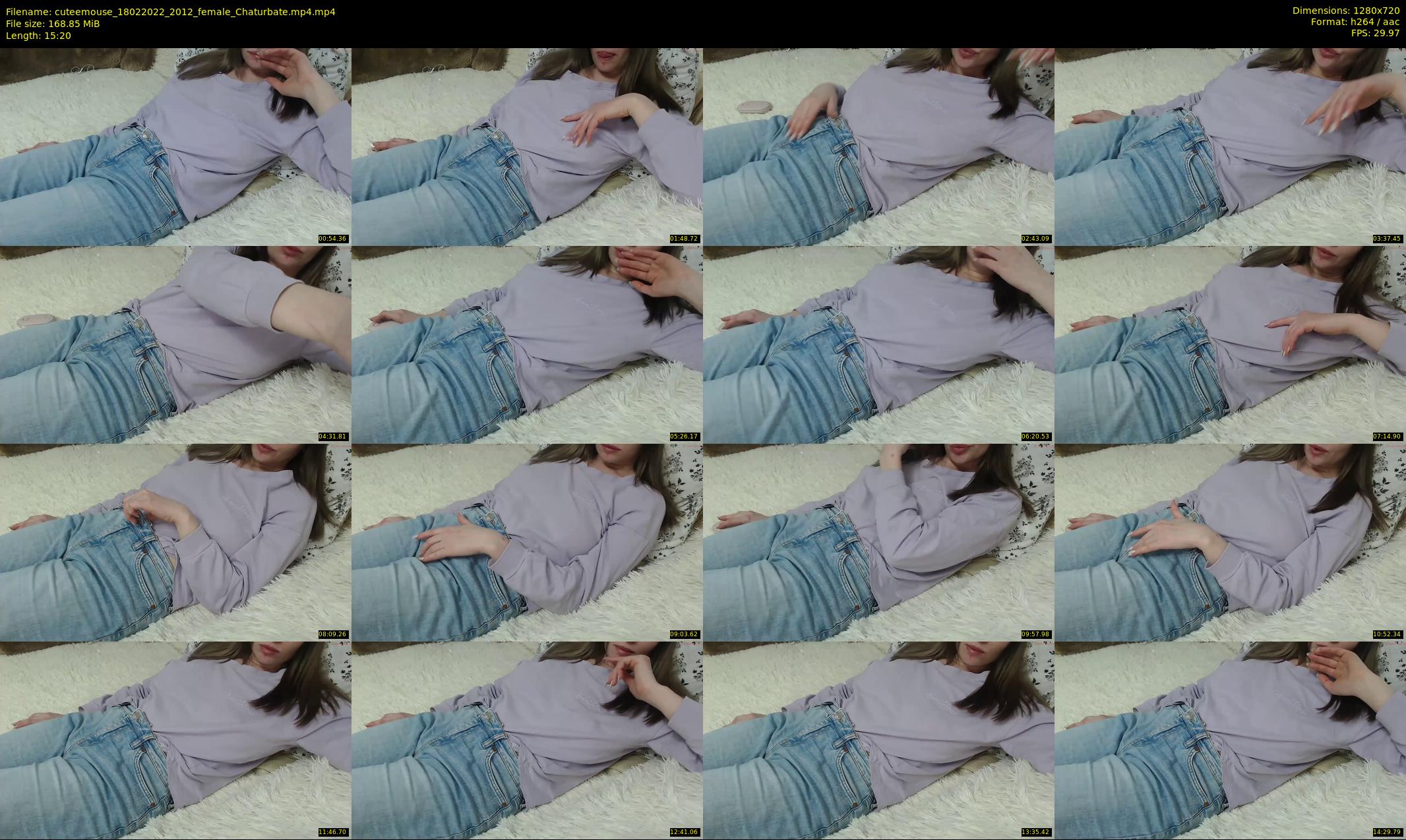 cuteemouse — 16 minute Chaturbate female cam show recording, 720p, Feb 18, 2022