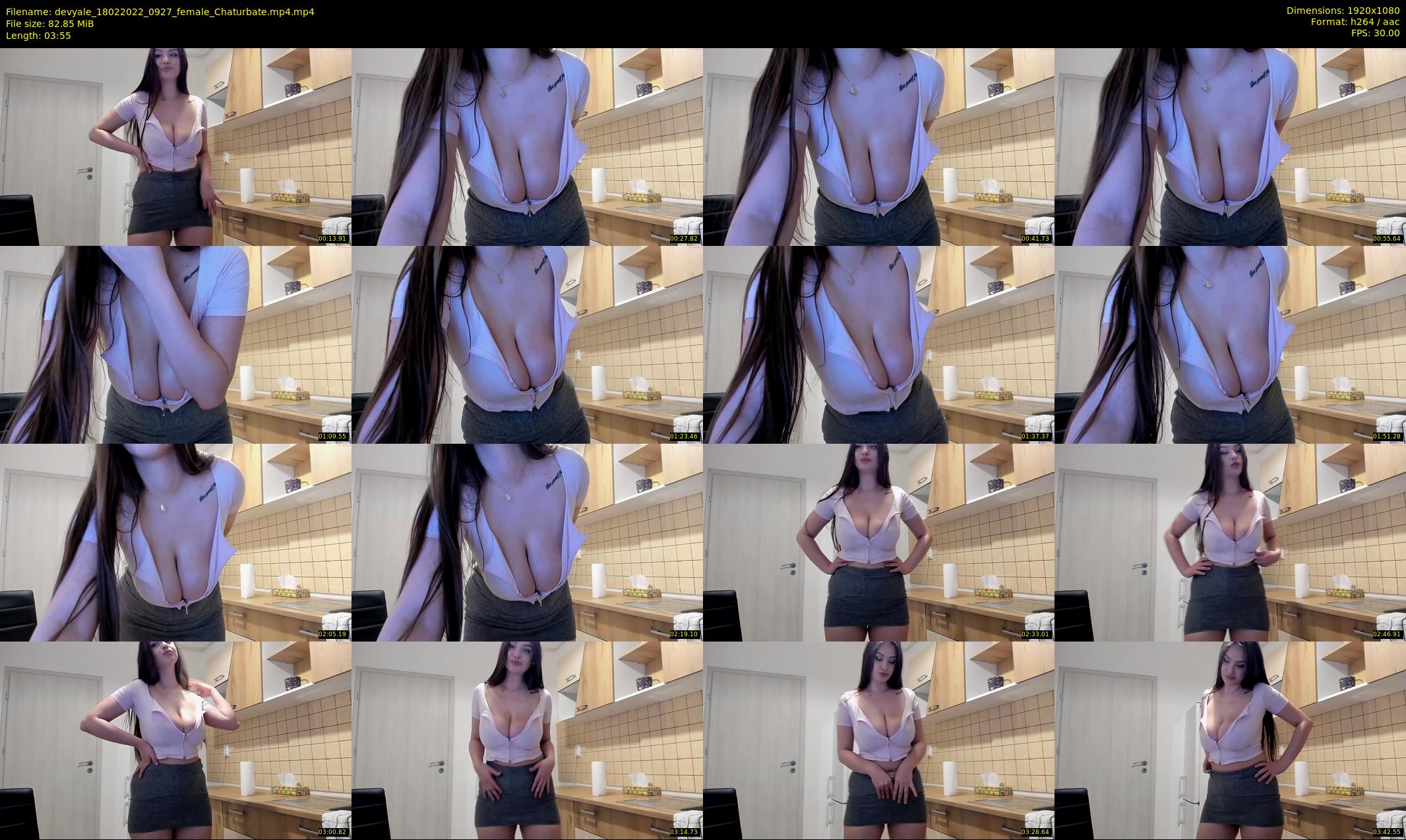 devyale — 4 minute Chaturbate female cam show recording, 1080p, Feb 18, 2022