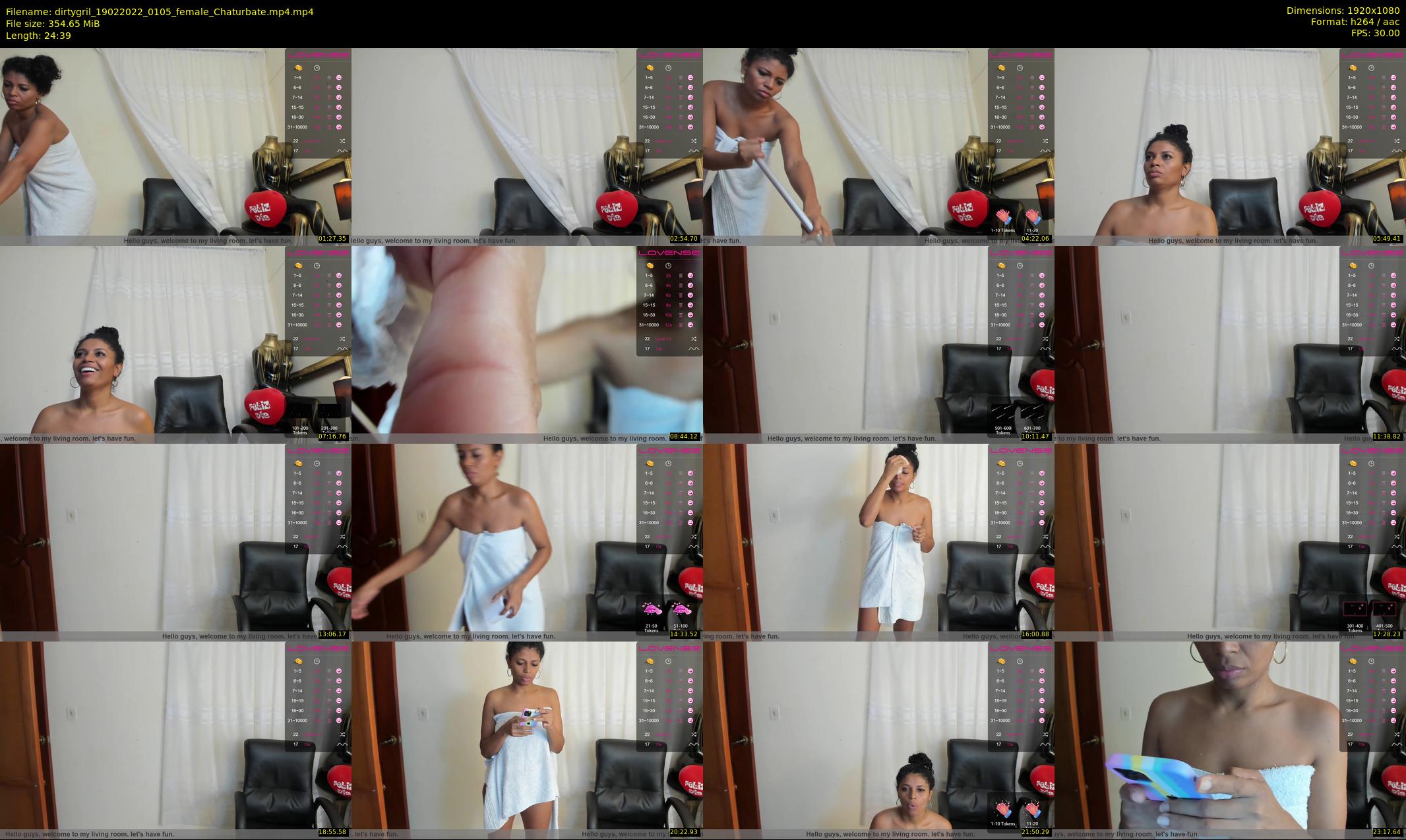 dirtygril — 25 minute Chaturbate female cam show recording, 1080p, Feb 19, 2022