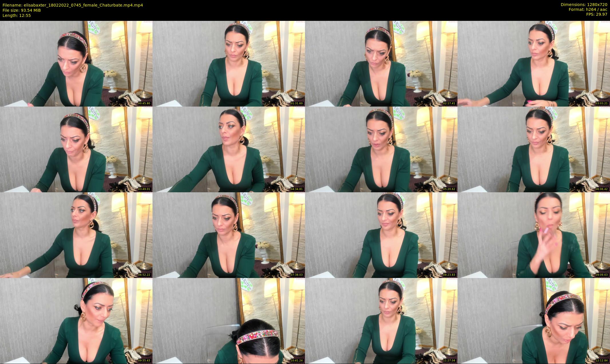 elisabaxter — 13 minute Chaturbate female cam show recording, 720p, Feb 18, 2022