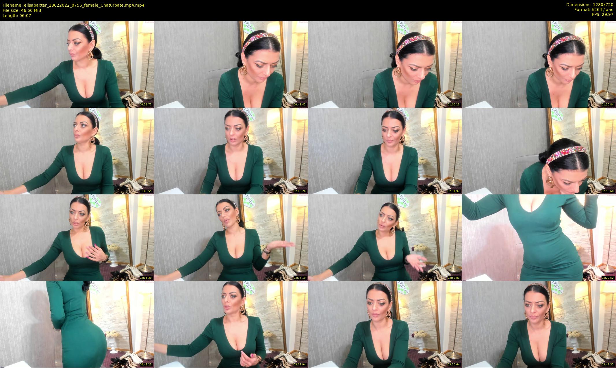 elisabaxter — 7 minute Chaturbate female cam show recording, 720p, Feb 18, 2022