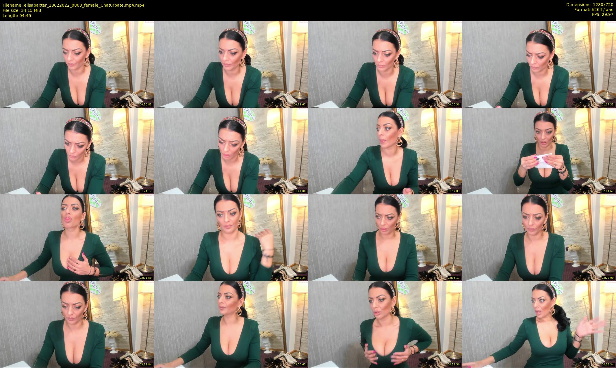 elisabaxter — 5 minute Chaturbate female cam show recording, 720p, Feb 18, 2022