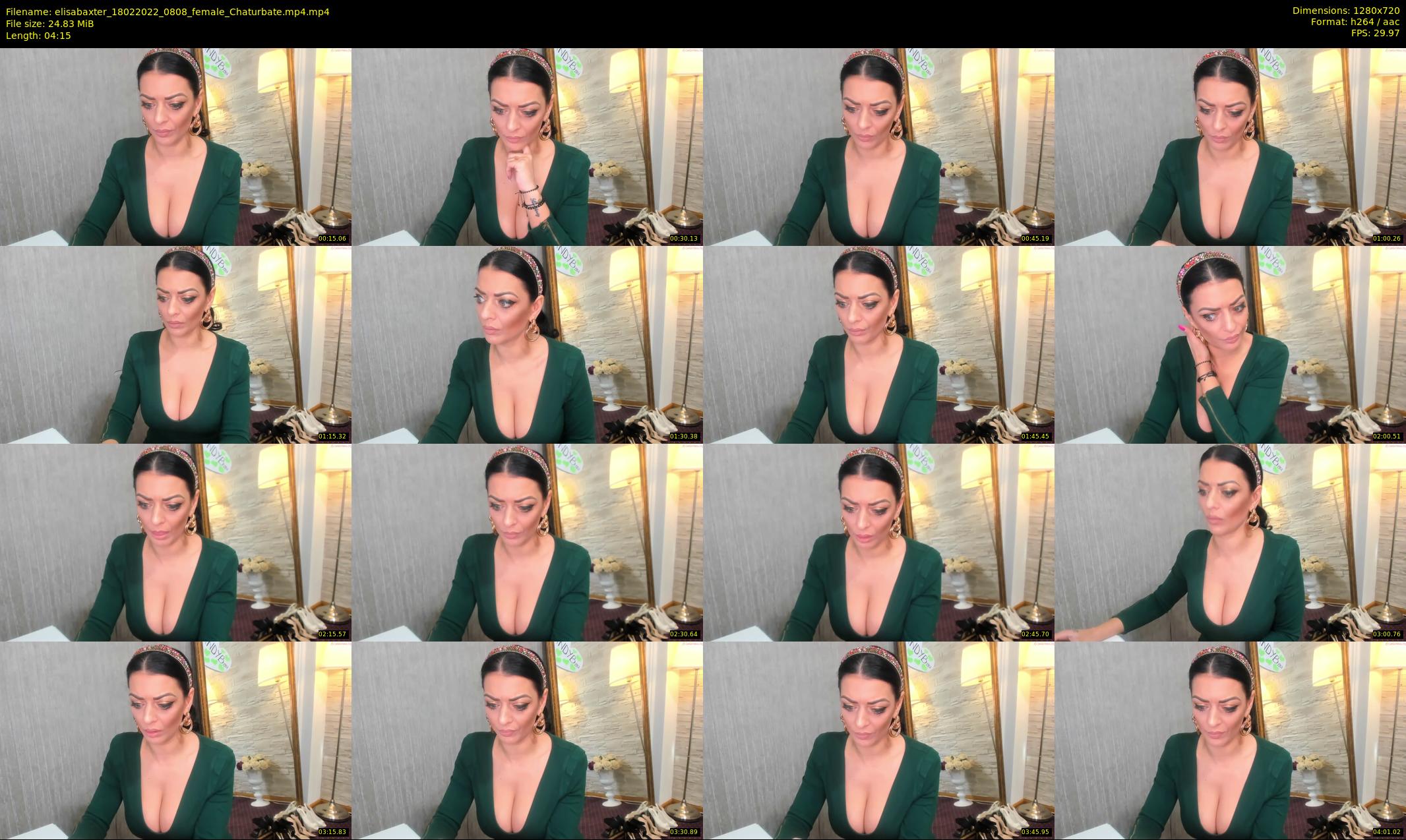 elisabaxter — 5 minute Chaturbate female cam show recording, 720p, Feb 18, 2022