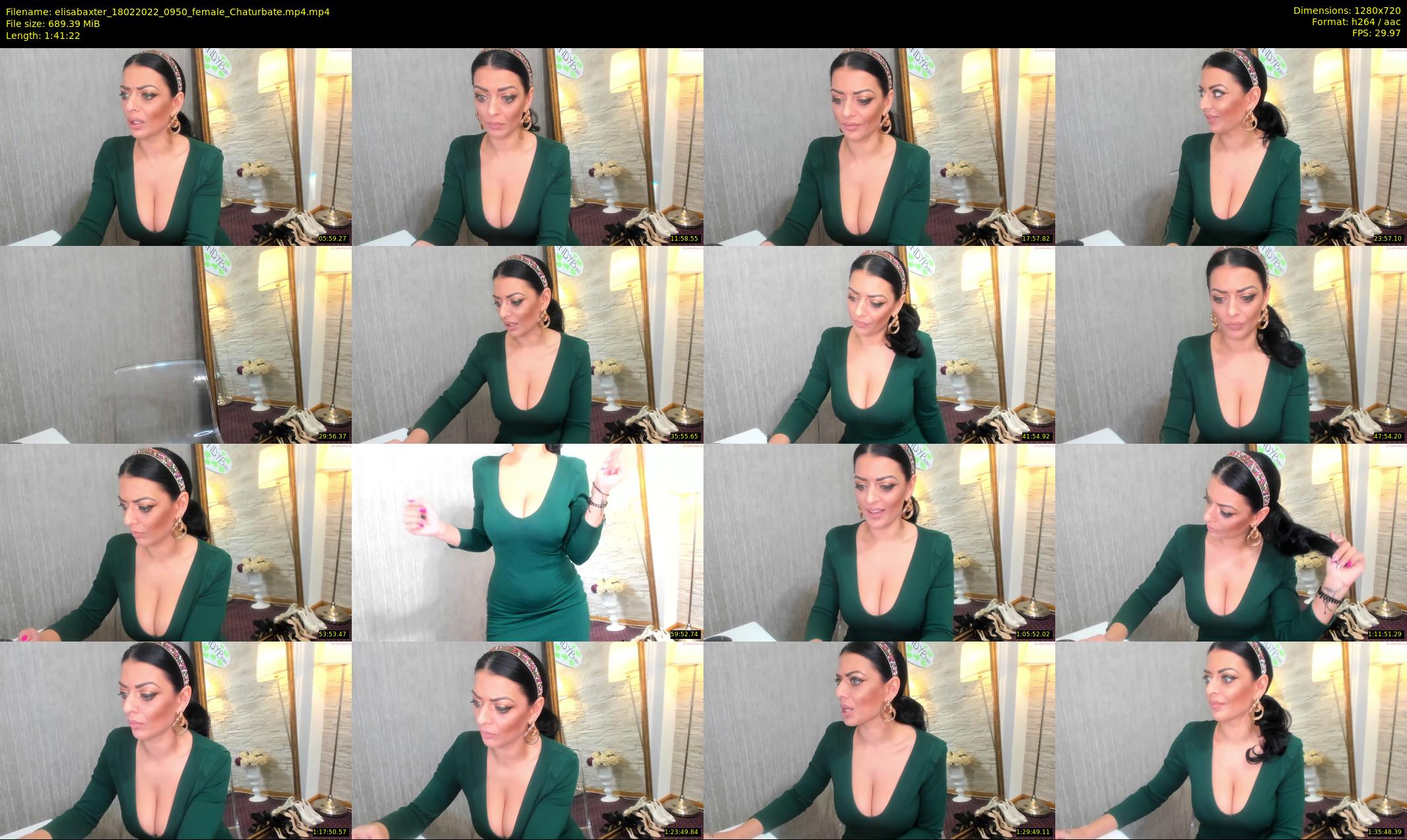 elisabaxter — 102 minute Chaturbate female cam show recording, 720p, Feb 18, 2022