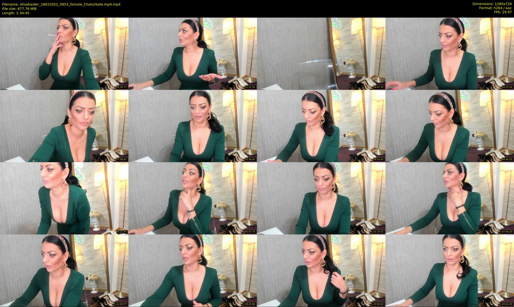 elisabaxter — 95 minute Chaturbate female cam show recording, 720p, Feb 18, 2022
