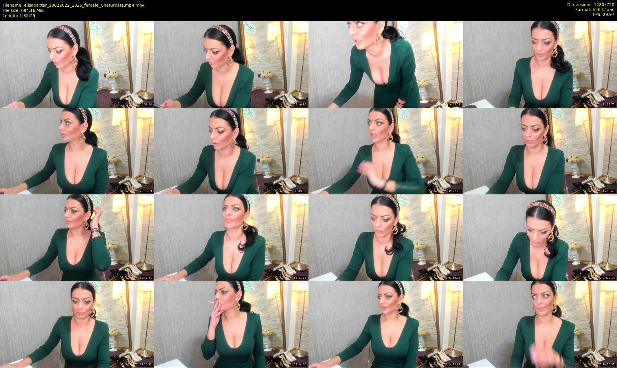 elisabaxter — 96 minute Chaturbate female cam show recording, 720p, Feb 18, 2022