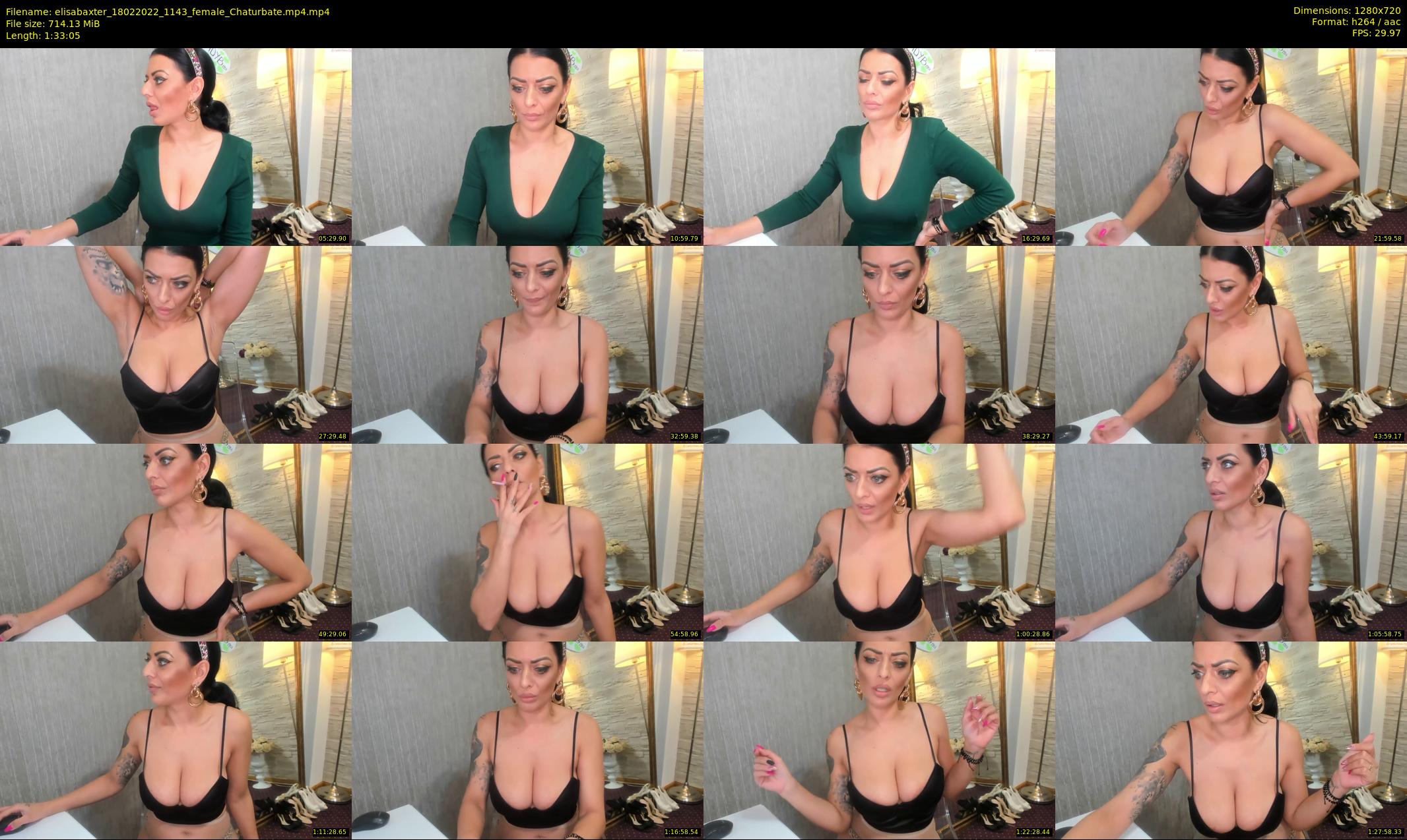 elisabaxter — 94 minute Chaturbate female cam show recording, 720p, Feb 18, 2022