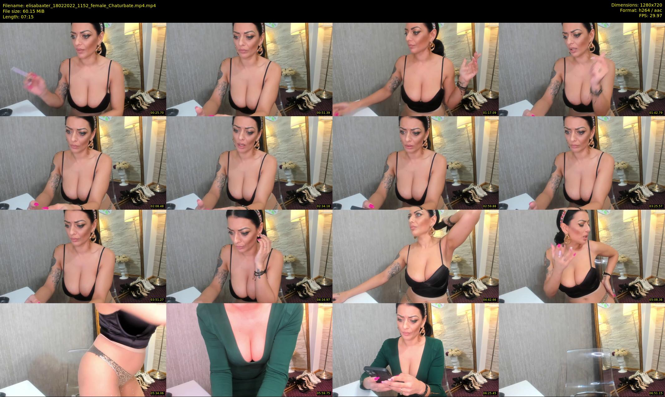 elisabaxter — 8 minute Chaturbate female cam show recording, 720p, Feb 18, 2022