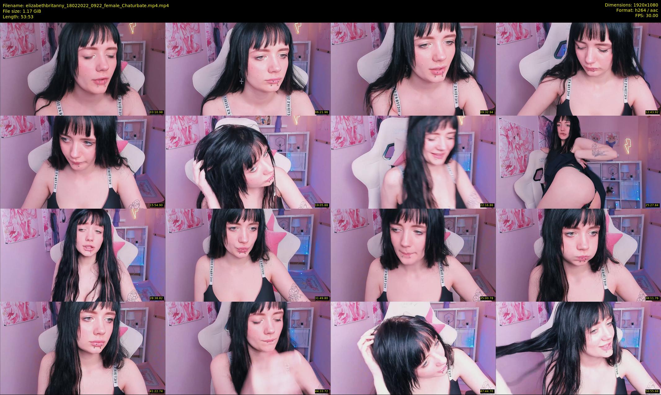 elizabethbritanny — 54 minute Chaturbate female cam show recording, 1080p, Feb 18, 2022