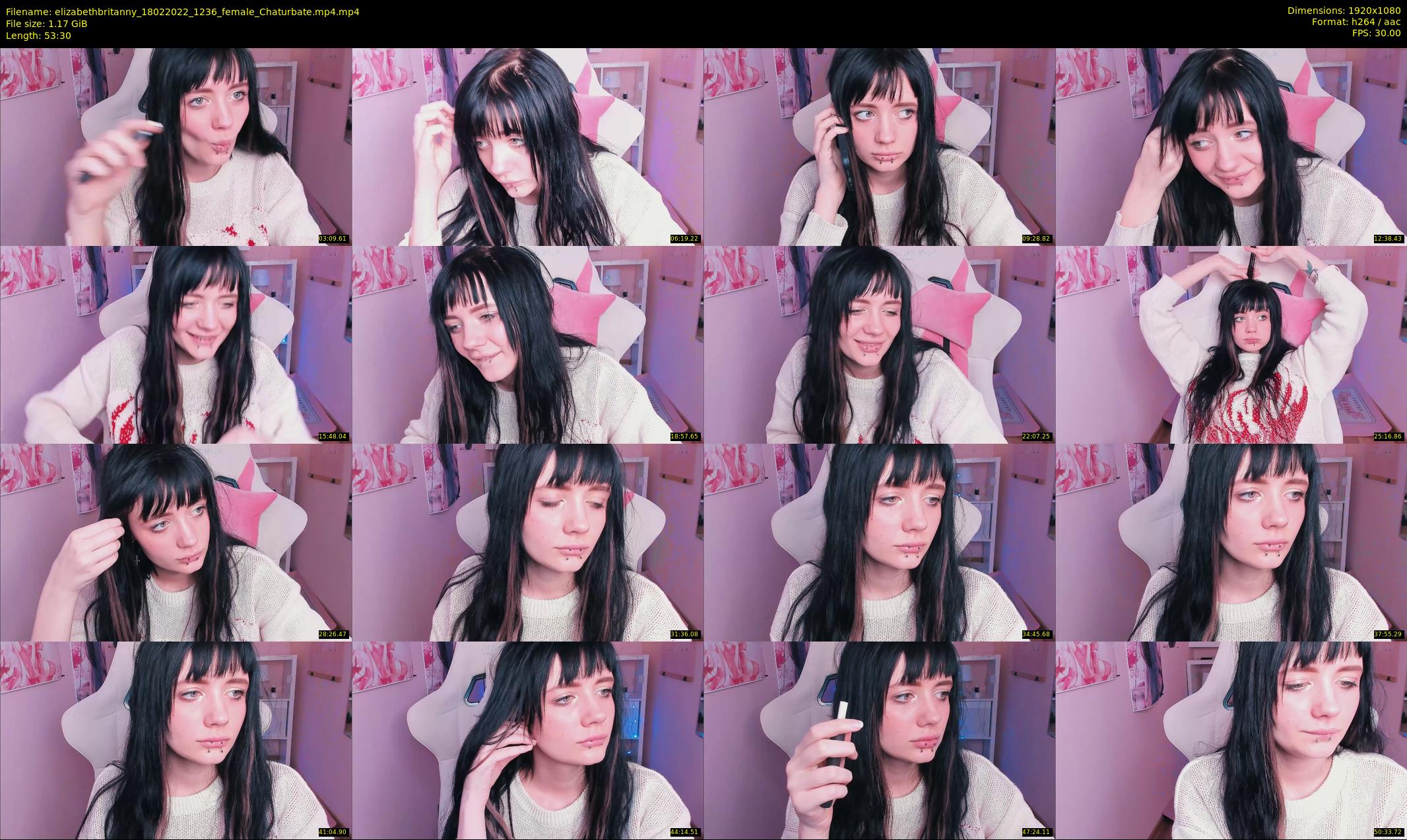 elizabethbritanny — 54 minute Chaturbate female cam show recording, 1080p, Feb 18, 2022