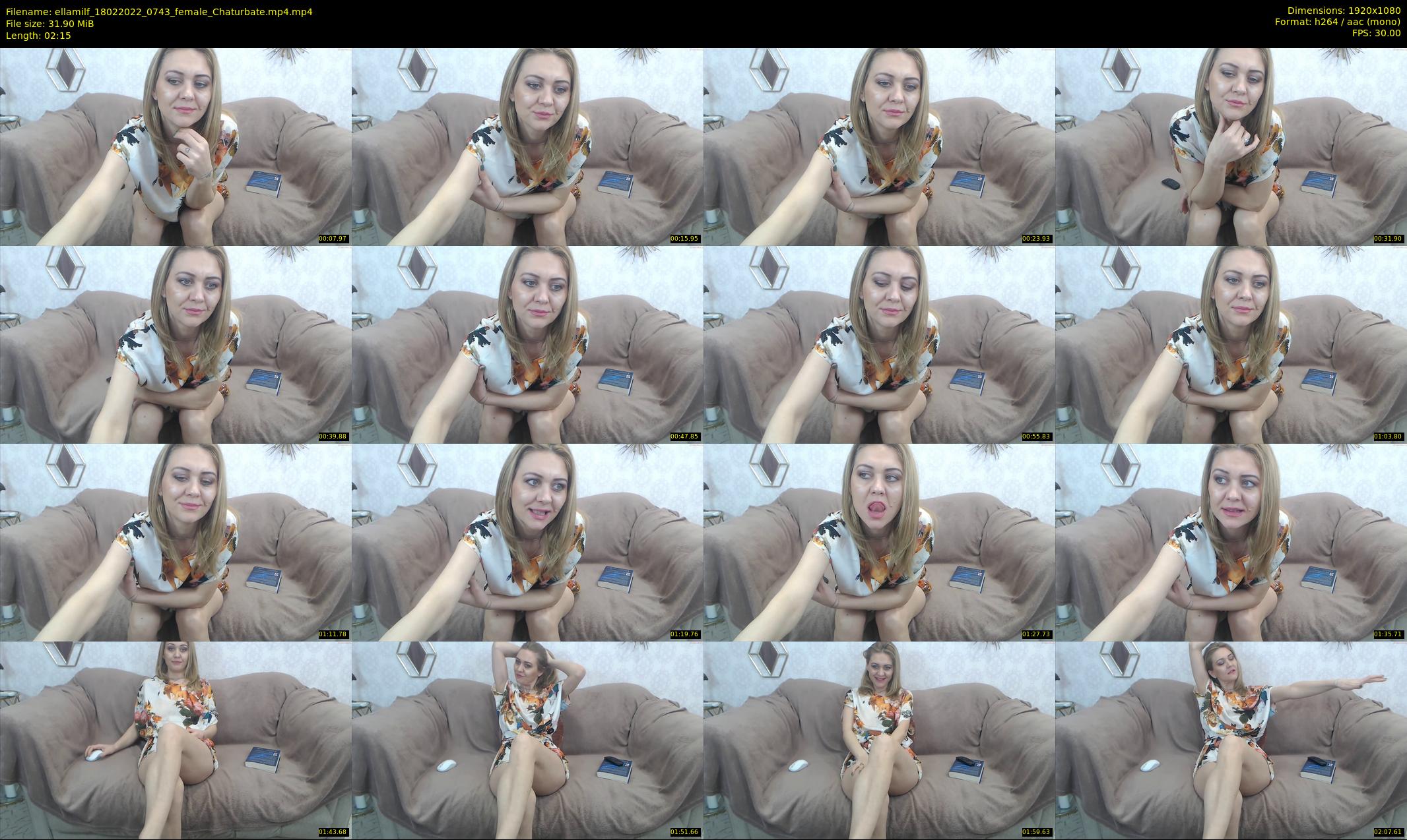 ellamilf — 3 minute Chaturbate female cam show recording, 1080p, Feb 18, 2022