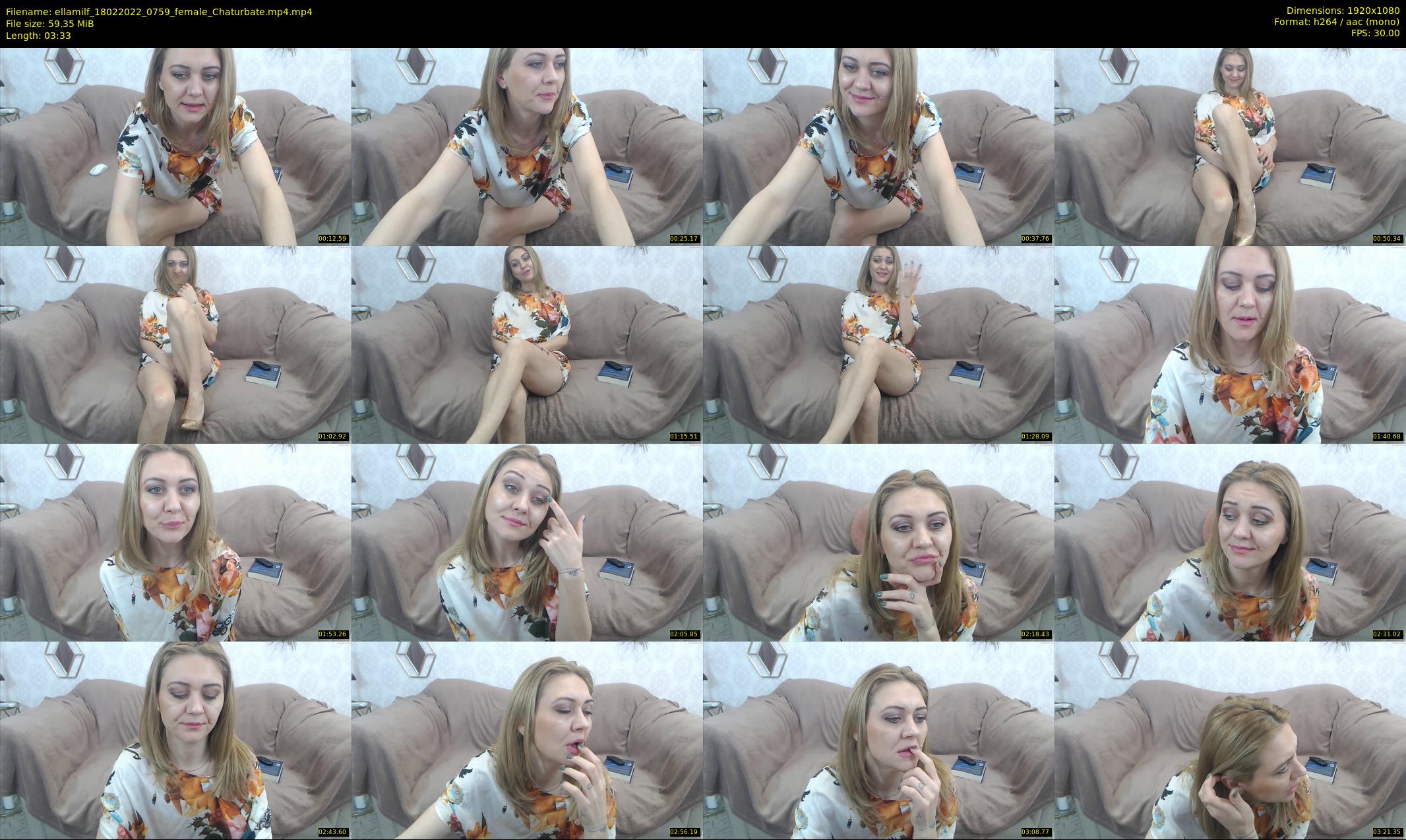 ellamilf — 4 minute Chaturbate female cam show recording, 1080p, Feb 18, 2022