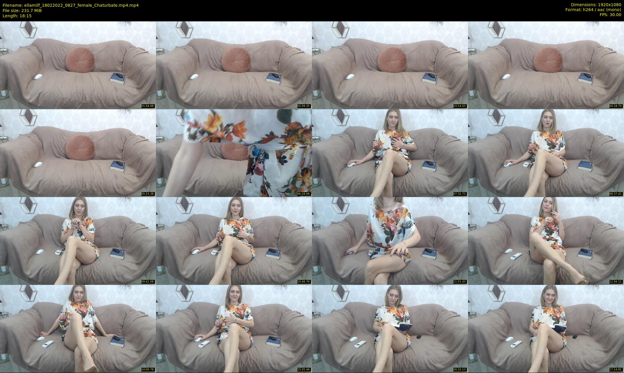 ellamilf — 19 minute Chaturbate female cam show recording, 1080p, Feb 18, 2022