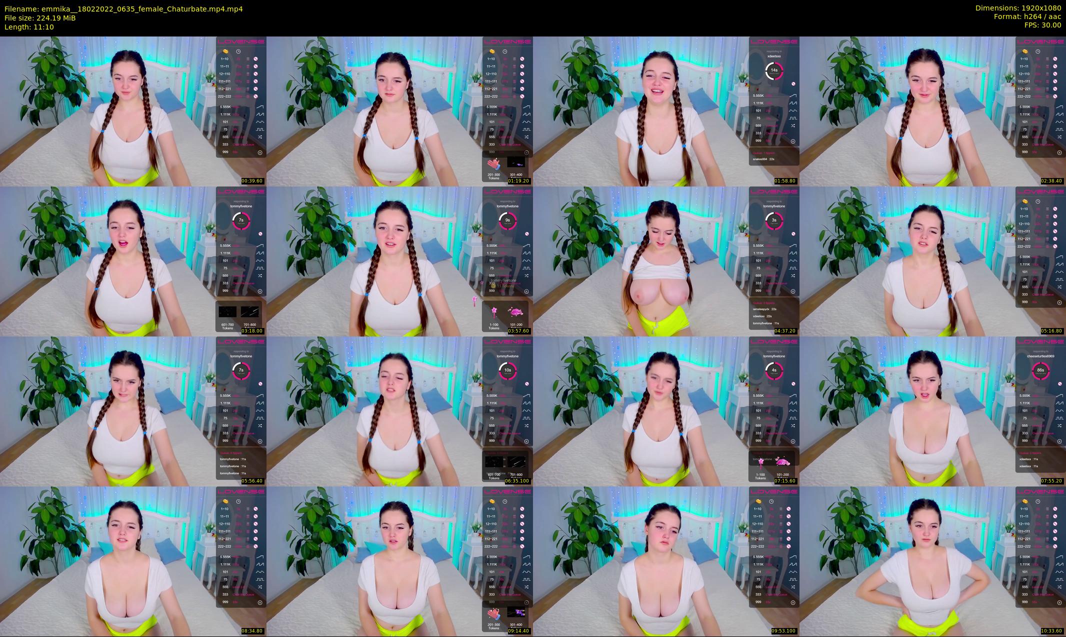 emmika_ — 12 minute Chaturbate female cam show recording, 1080p, Feb 18, 2022