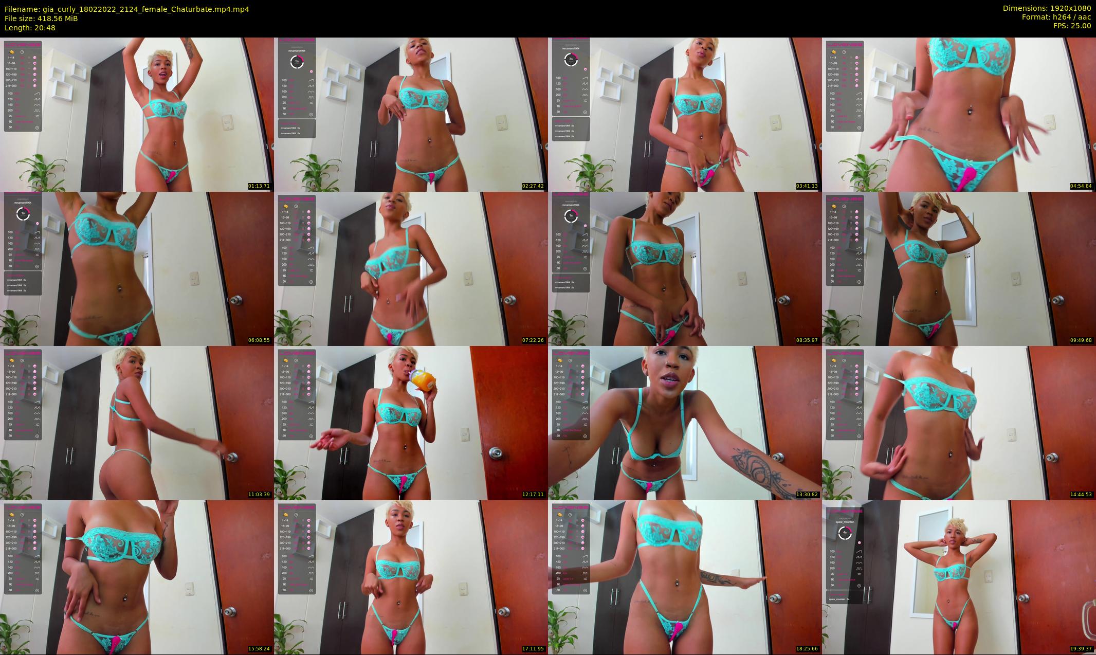 gia_curly — 21 minute Chaturbate female cam show recording, 1080p, Feb 18, 2022