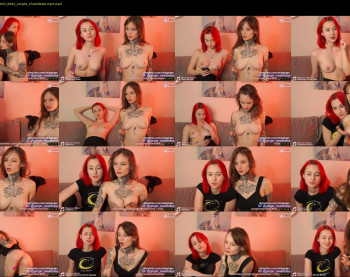gingerxsweetness — 55 minute Chaturbate couple cam show recording, 720p, Feb 19, 2022