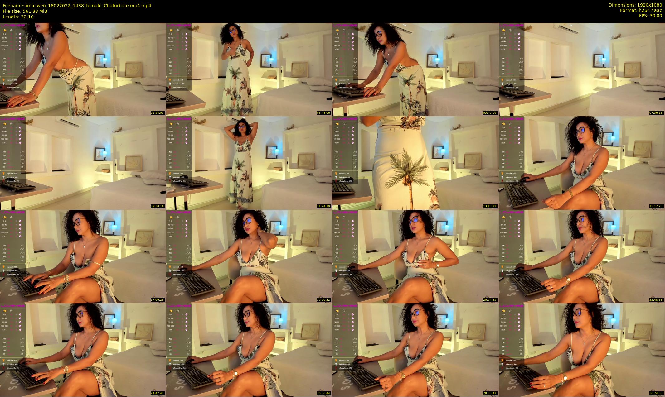 imacwen — 33 minute Chaturbate female cam show recording, 1080p, Feb 18, 2022