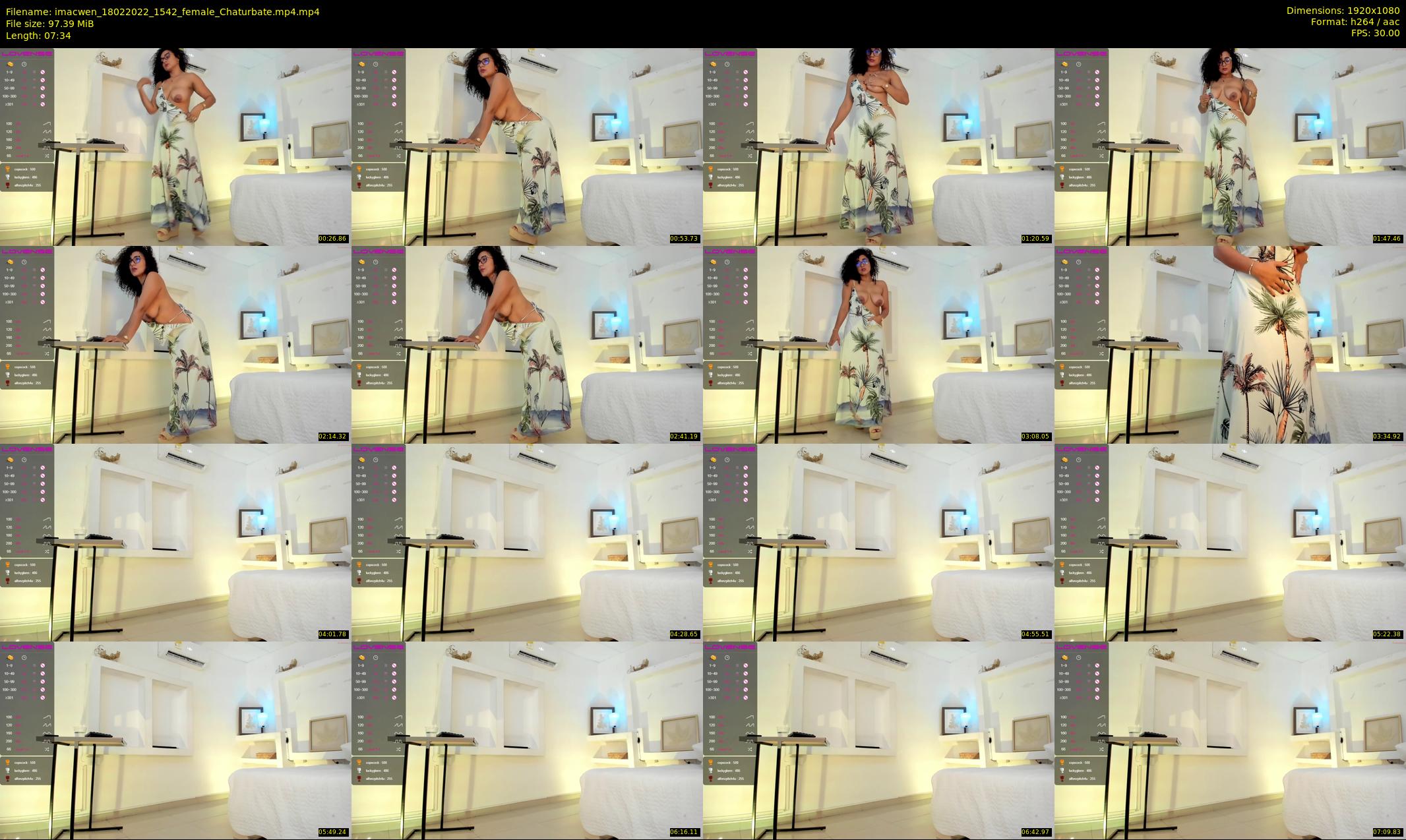 imacwen — 8 minute Chaturbate female cam show recording, 1080p, Feb 18, 2022