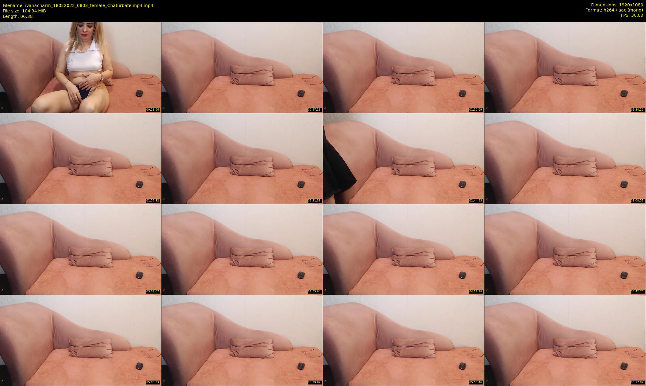 ivanacharm — 7 minute Chaturbate female cam show recording, 1080p, Feb 18, 2022