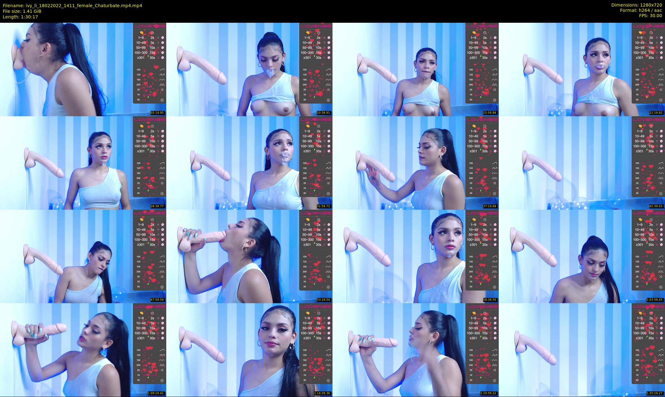 ivy_li — 91 minute Chaturbate female cam show recording, 720p, Feb 18, 2022
