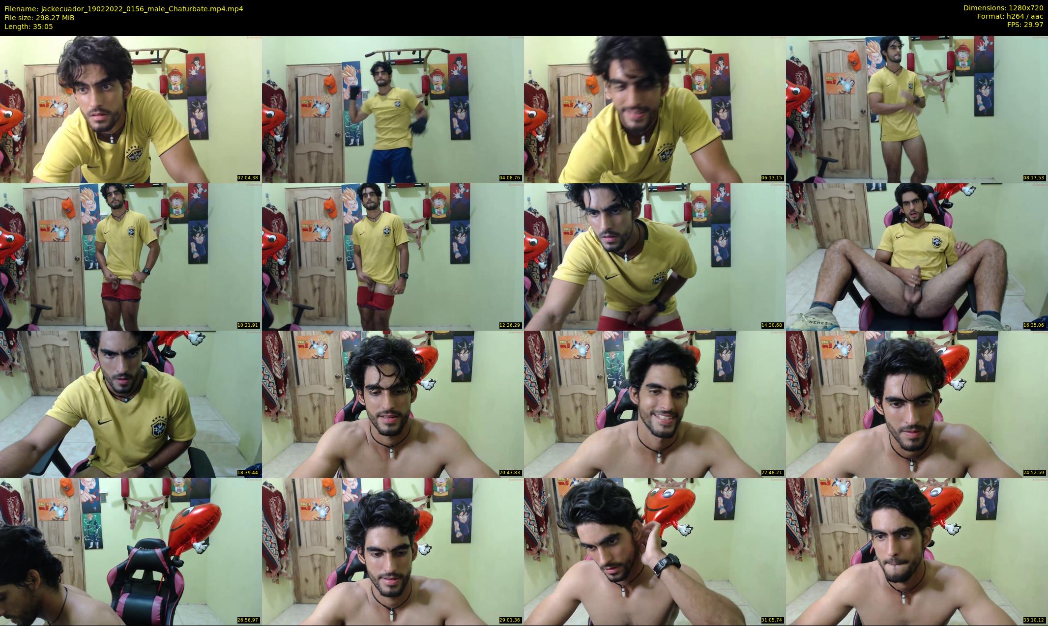 jackecuador — 36 minute Chaturbate male cam show recording, 720p, Feb 19, 2022