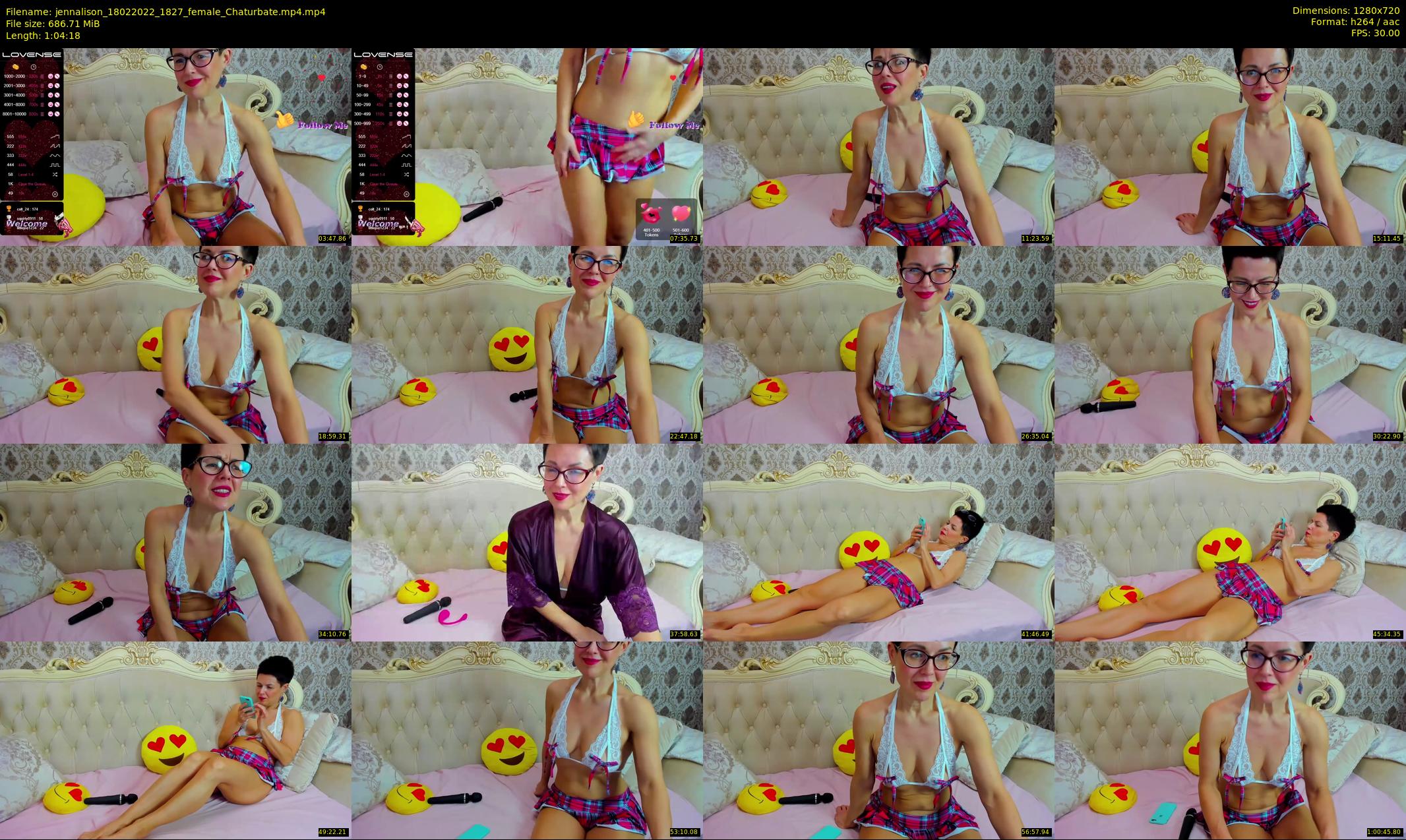 jennalison — 65 minute Chaturbate female cam show recording, 720p, Feb 18, 2022