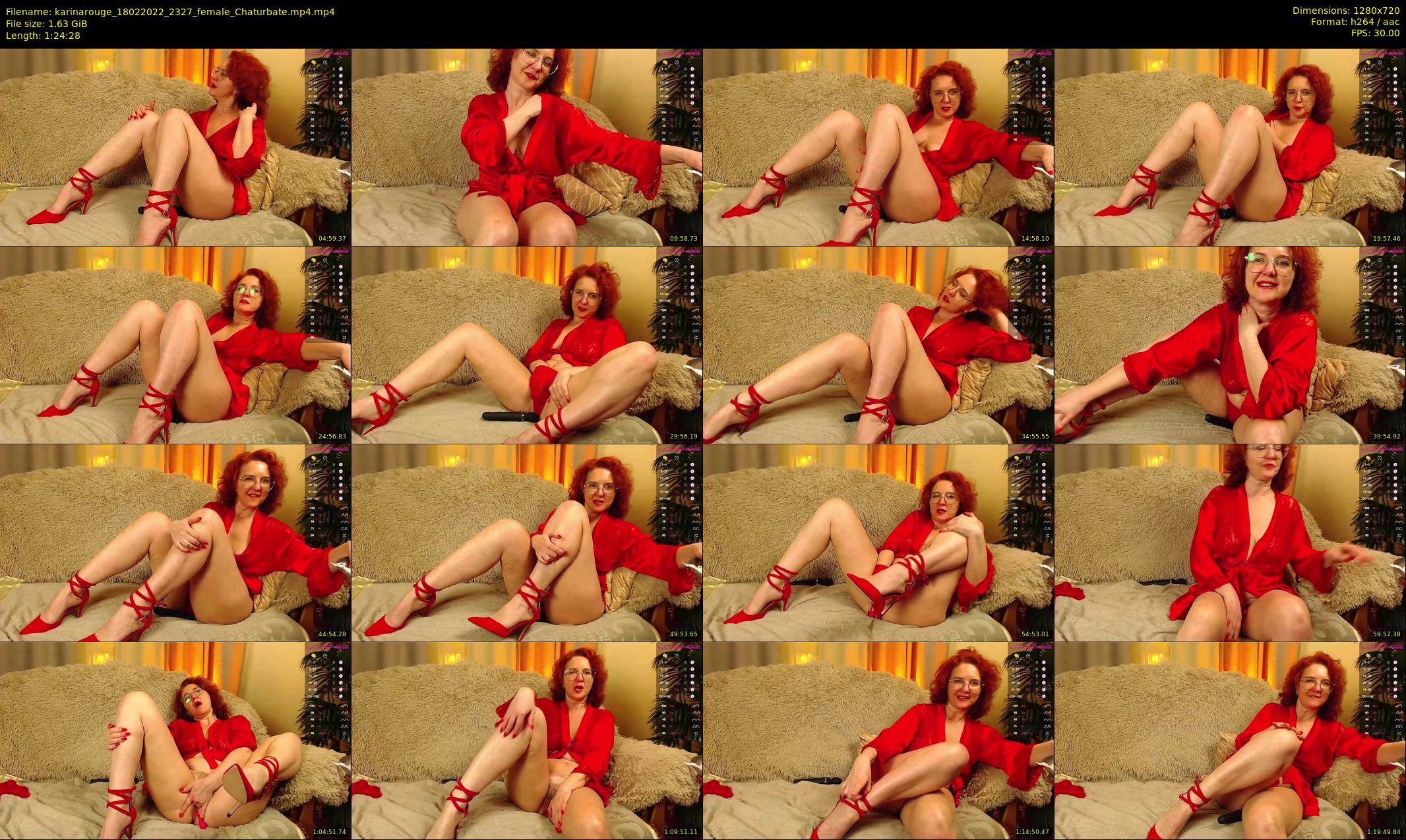 karinarouge — 85 minute Chaturbate female cam show recording, 720p, Feb 18, 2022