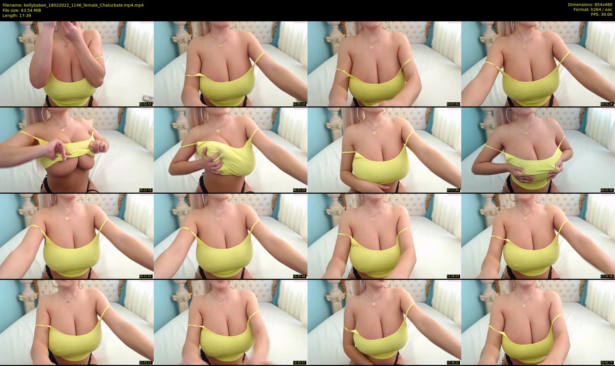 kellybabee — 18 minute Chaturbate female cam show recording, 480p, Feb 18, 2022