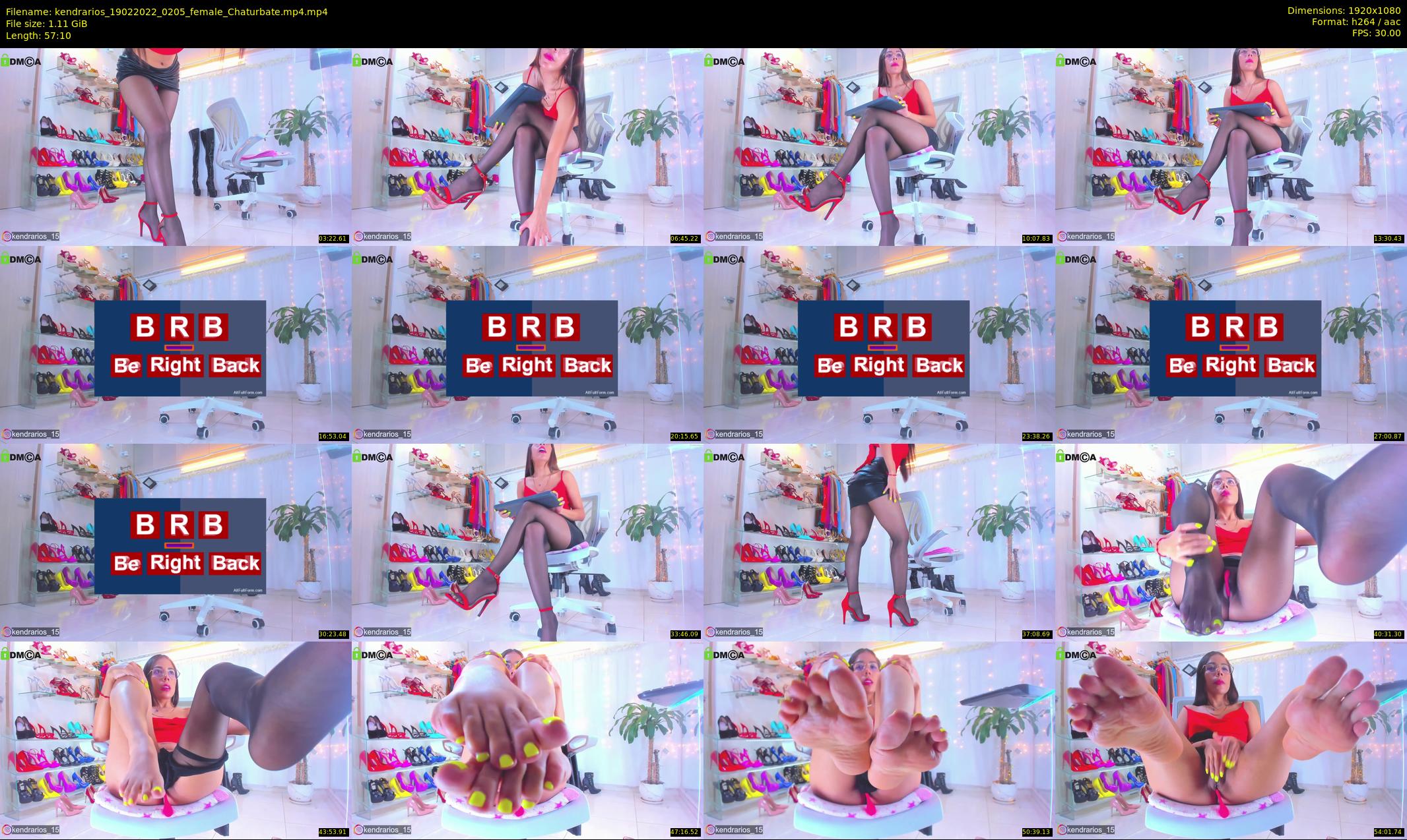 kendrarios — 58 minute Chaturbate female cam show recording, 1080p, Feb 19, 2022
