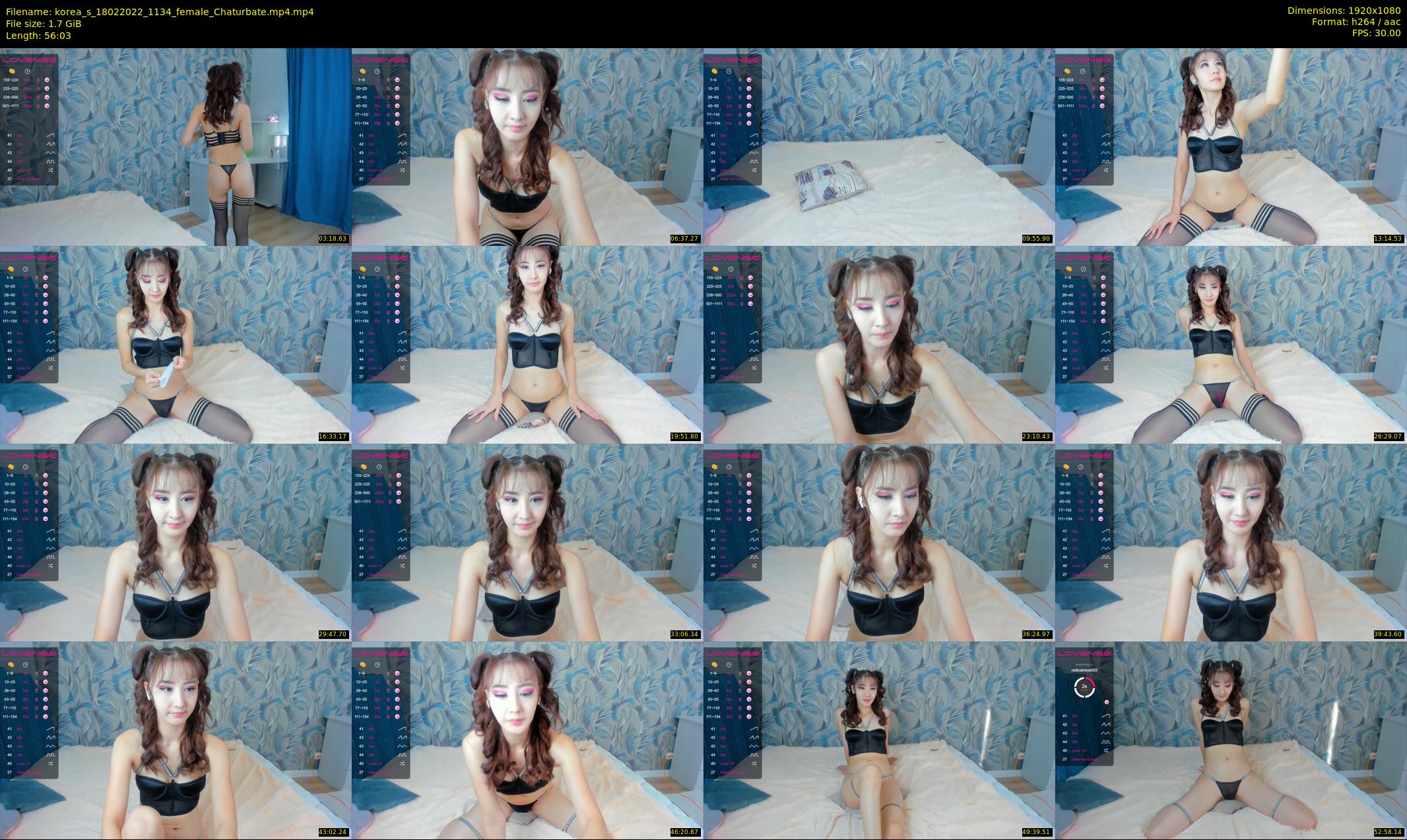 korea_s — 57 minute Chaturbate female cam show recording, 1080p, Feb 18, 2022