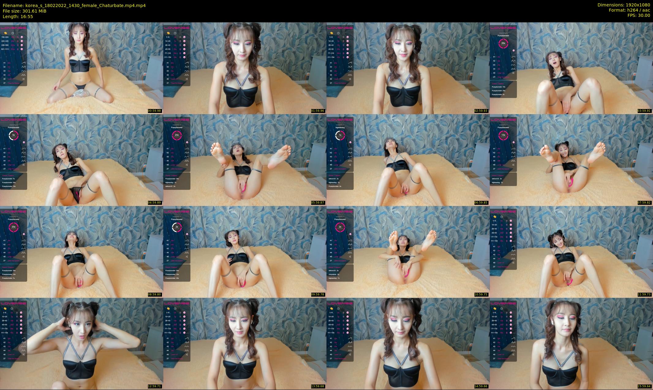korea_s — 17 minute Chaturbate female cam show recording, 1080p, Feb 18, 2022