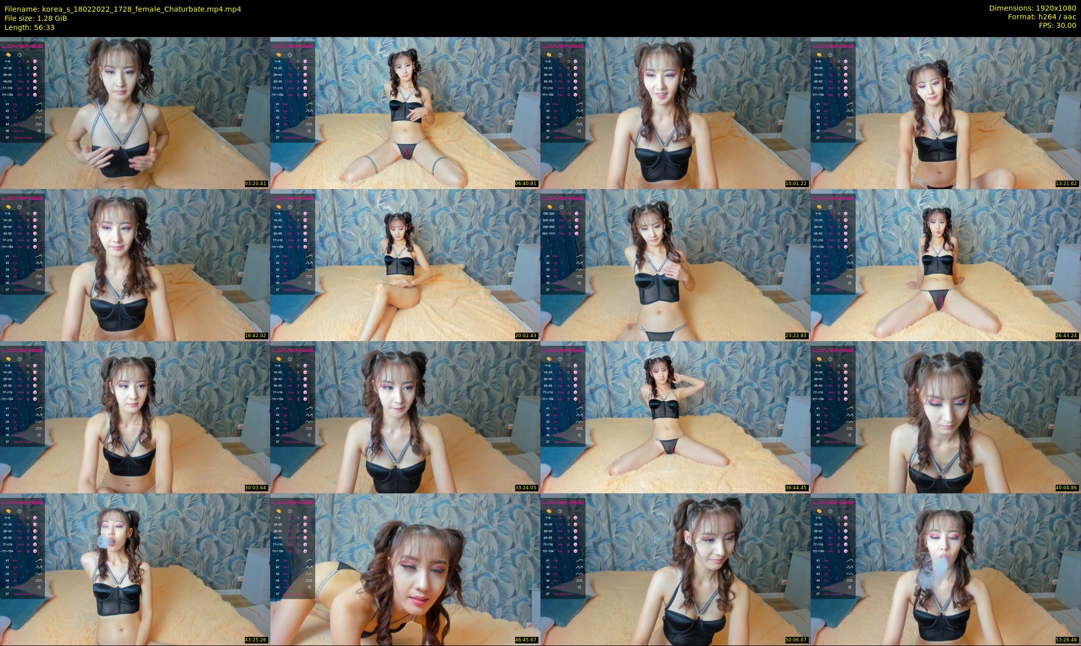 korea_s — 57 minute Chaturbate female cam show recording, 1080p, Feb 18, 2022