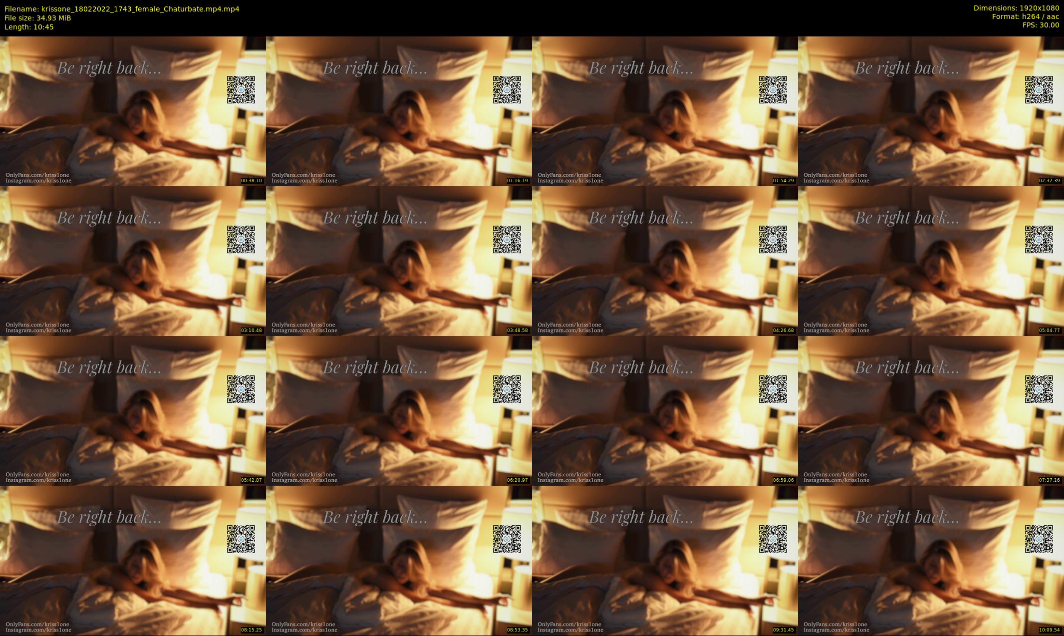 krissone — 11 minute Chaturbate female cam show recording, 1080p, Feb 18, 2022