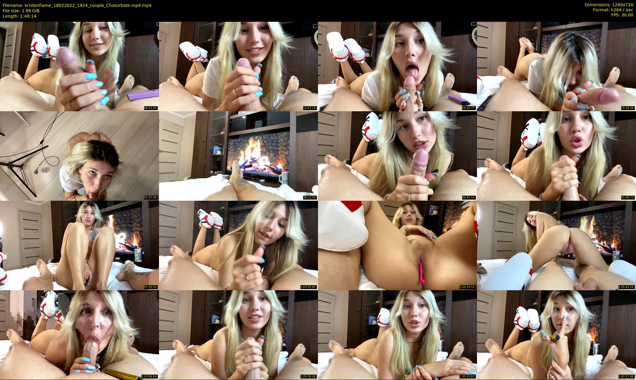 kristenflame — 109 minute Chaturbate couple cam show recording, 720p, Feb 18, 2022