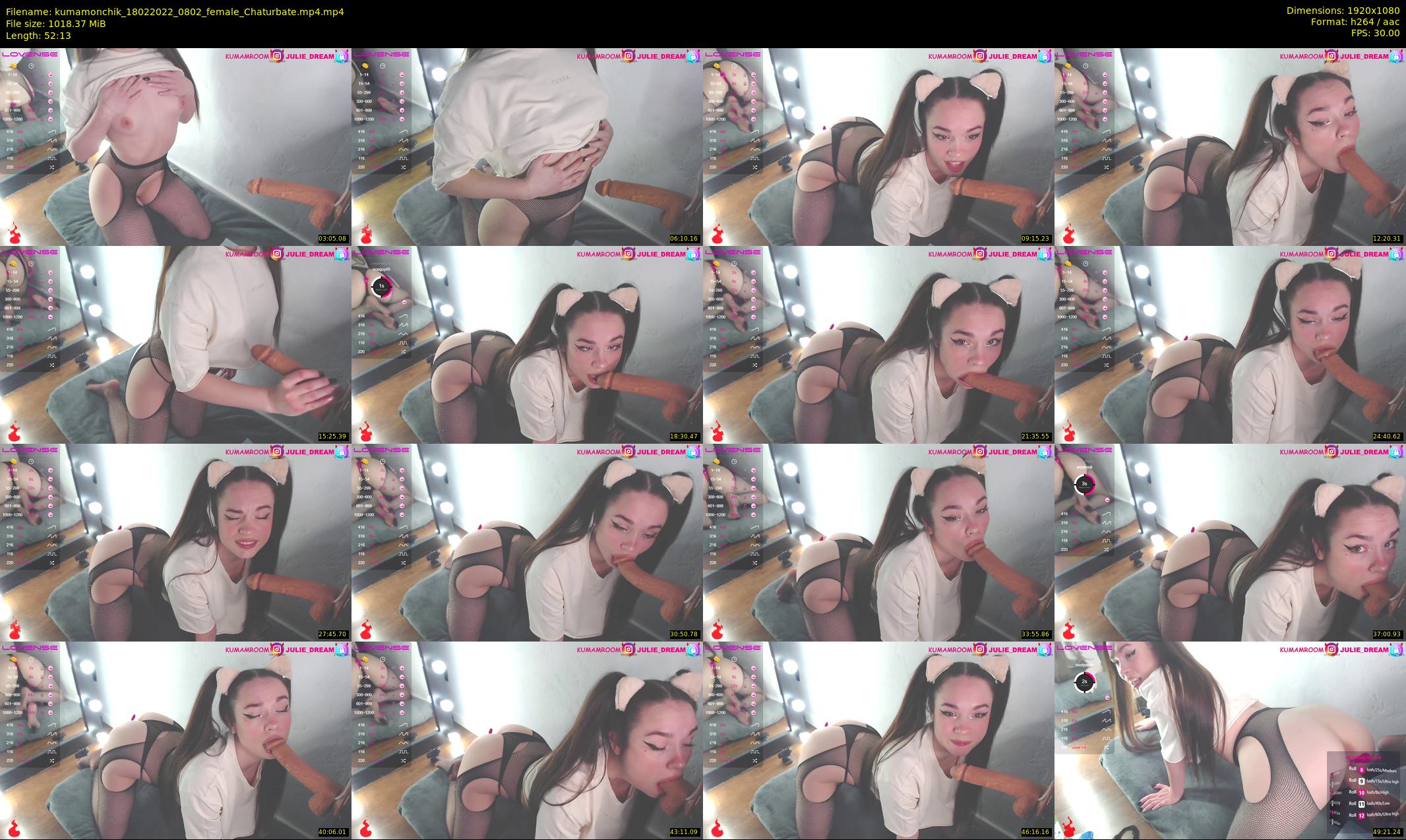 kumamonchik — 53 minute Chaturbate couple cam show recording, 1080p, Feb 18, 2022