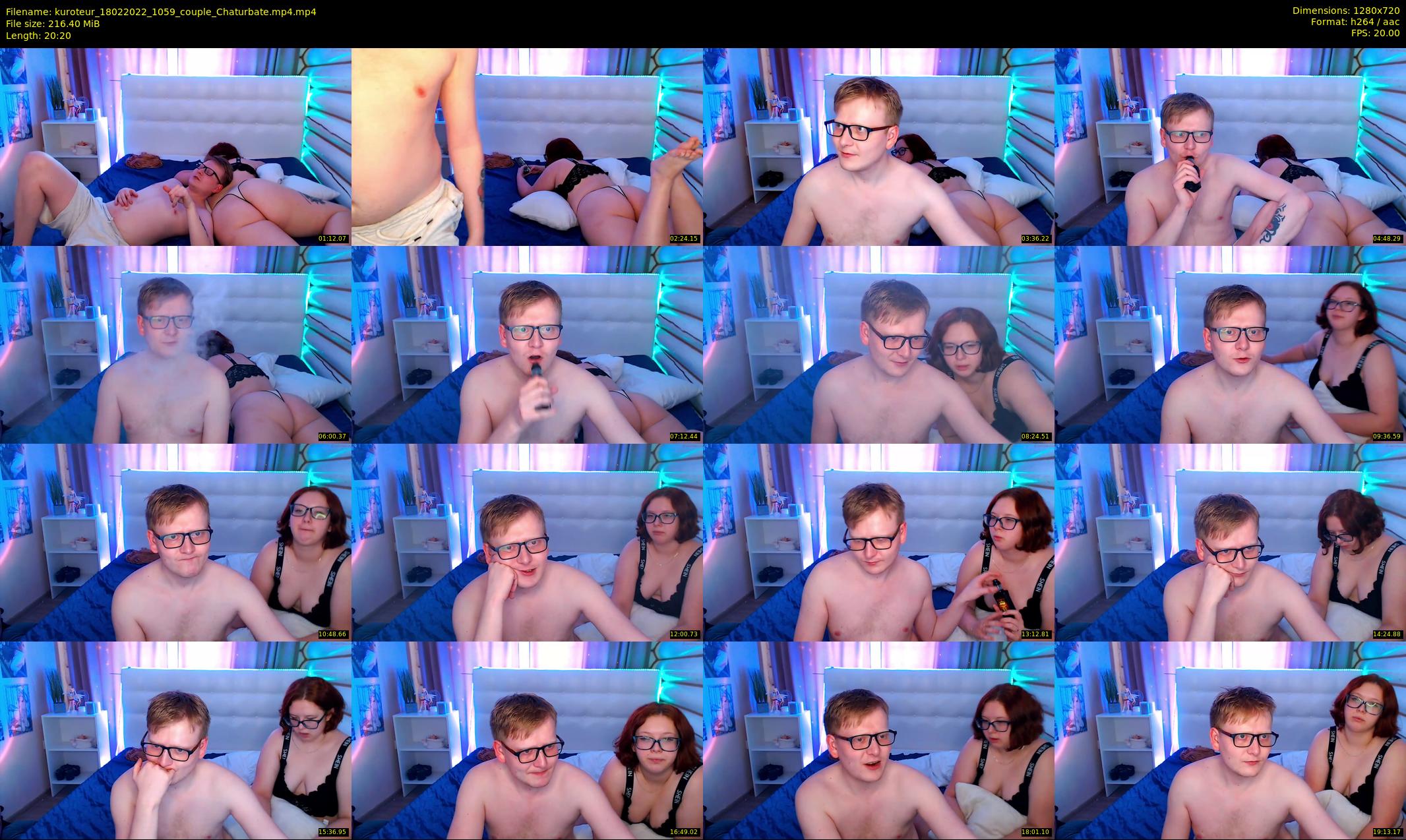 kuroteur — 21 minute Chaturbate couple cam show recording, 720p, Feb 18, 2022